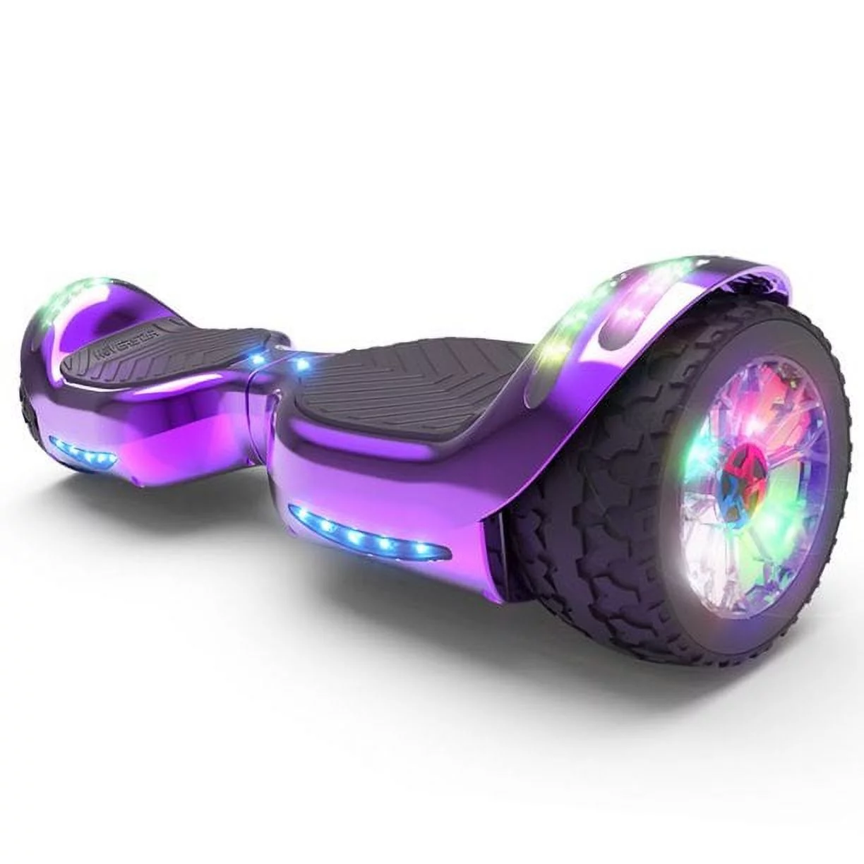 Hoverstar ul2272 Hoverboard All-Terrain LED Flash Wide All Terrian Wheel, Blue - Womvr