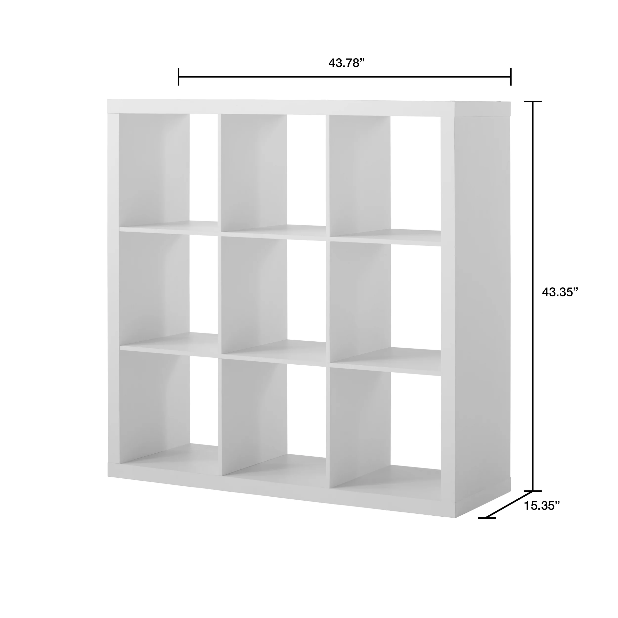 Better Homes & Gardens 9-Cube Storage Organizer, Natural - Womvr