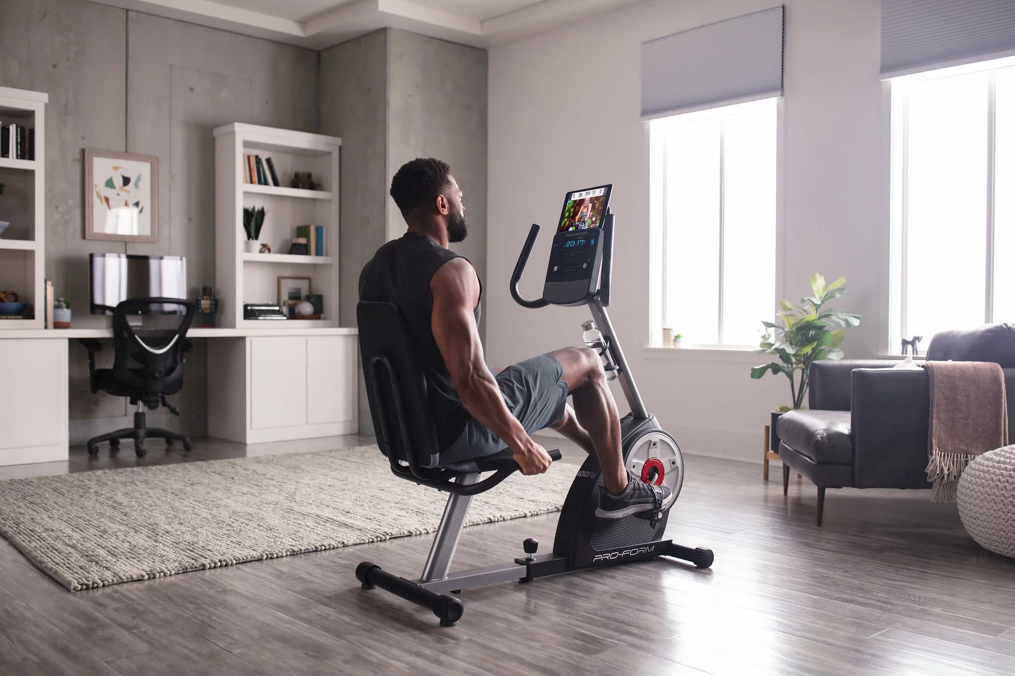 ProForm Cycle Trainer 400 Ri Stationary Exercise Bike, Compatible with iFIT Personal Training - Womvr