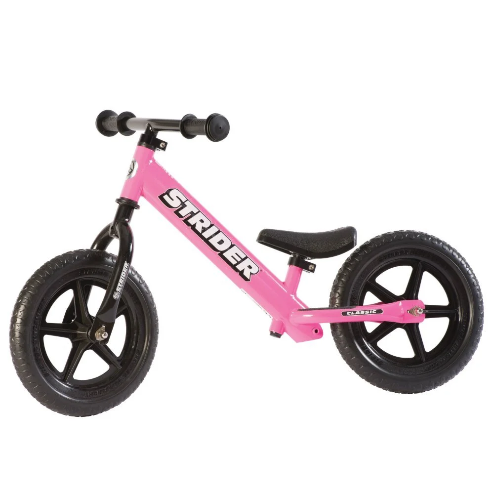 Strider 12 Classic Entry Balance Bike for Toddler Kids 18 - 36 Months Old, Red - Womvr