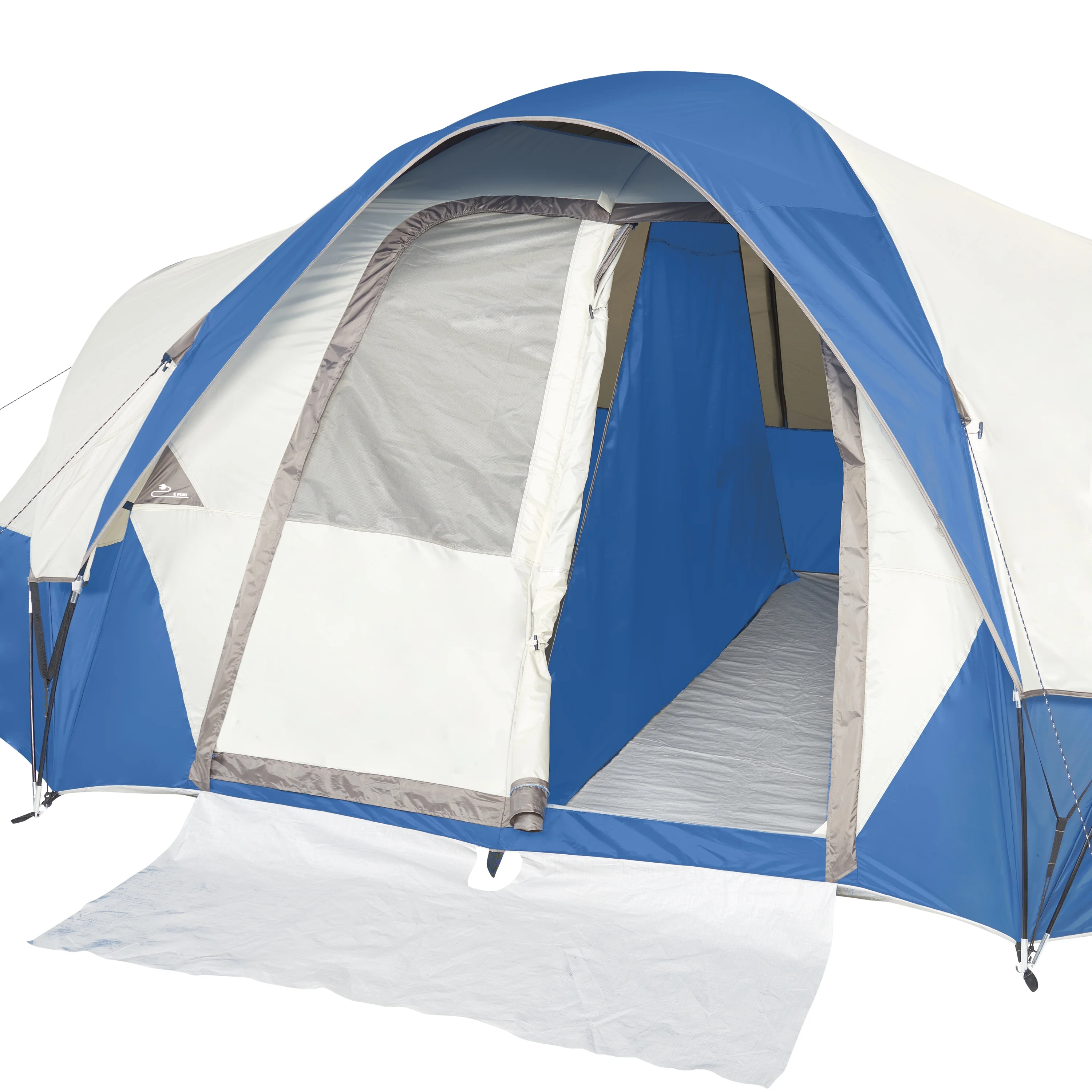 Wenzel Pinyon Blue 10-Person Cabin Tent, 18'x10' - Womvr