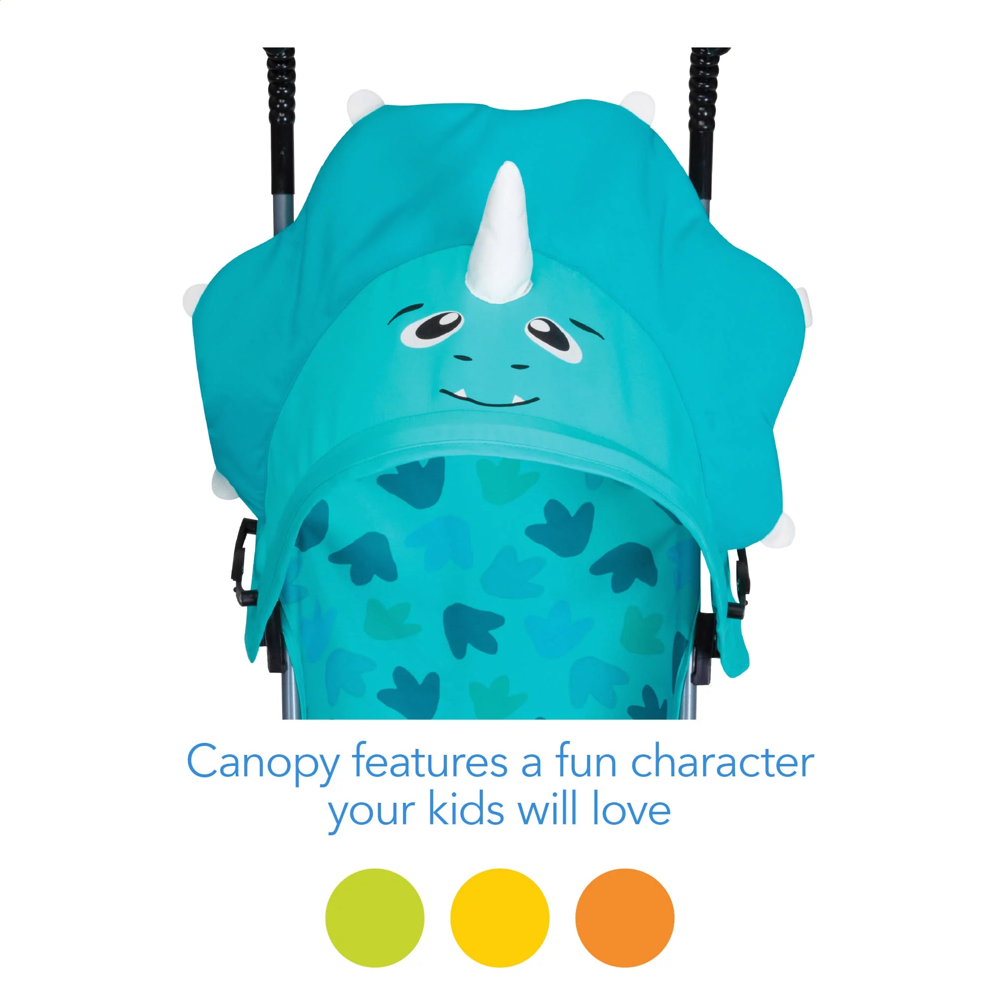 Cosco Kids Comfort Height Toddler Umbrella Stroller with Canopy, Moose - Womvr