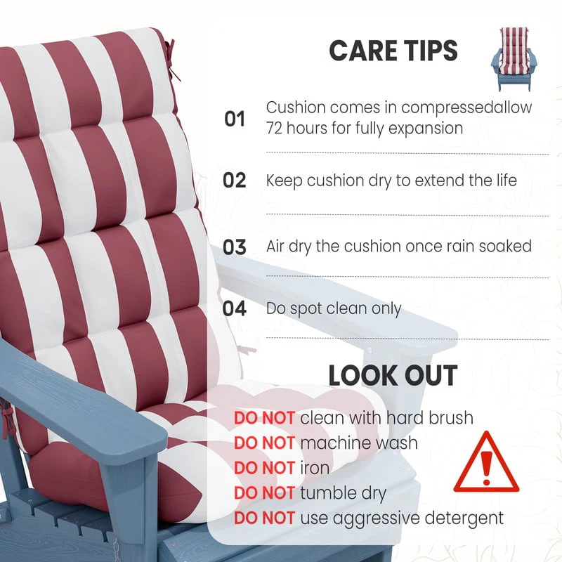 SERWALL Outdoor Oversized Slat Rocking Chair, HDPE Plastic Porch Rocker, Gray - Womvr
