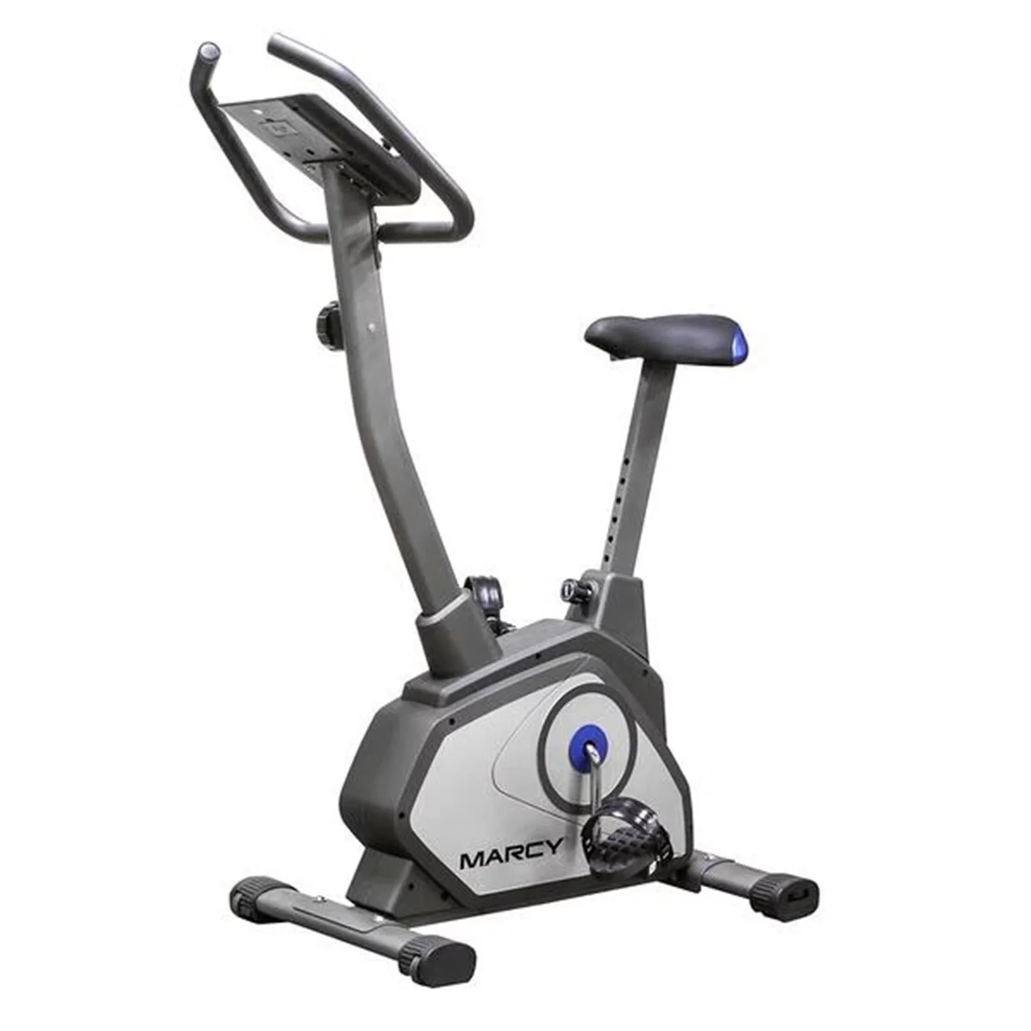 Marcy Upright Exercise Bike with Adjustable Seat and 8 Magnetic Resistance Levels NS-40504U - Womvr