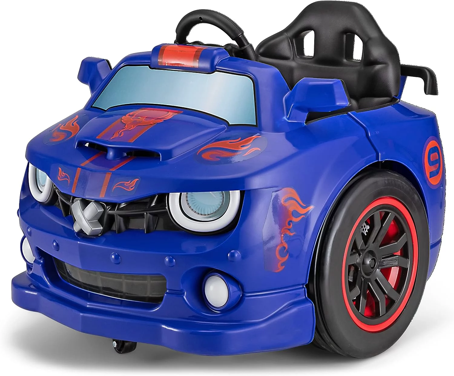 Kid Trax Dizzy Racers Toddler Electric Ride On Toy, 6 Volt, 24-60 Months, Max Weight 66 Pounds, 360 Spin Feature, Blue - Womvr