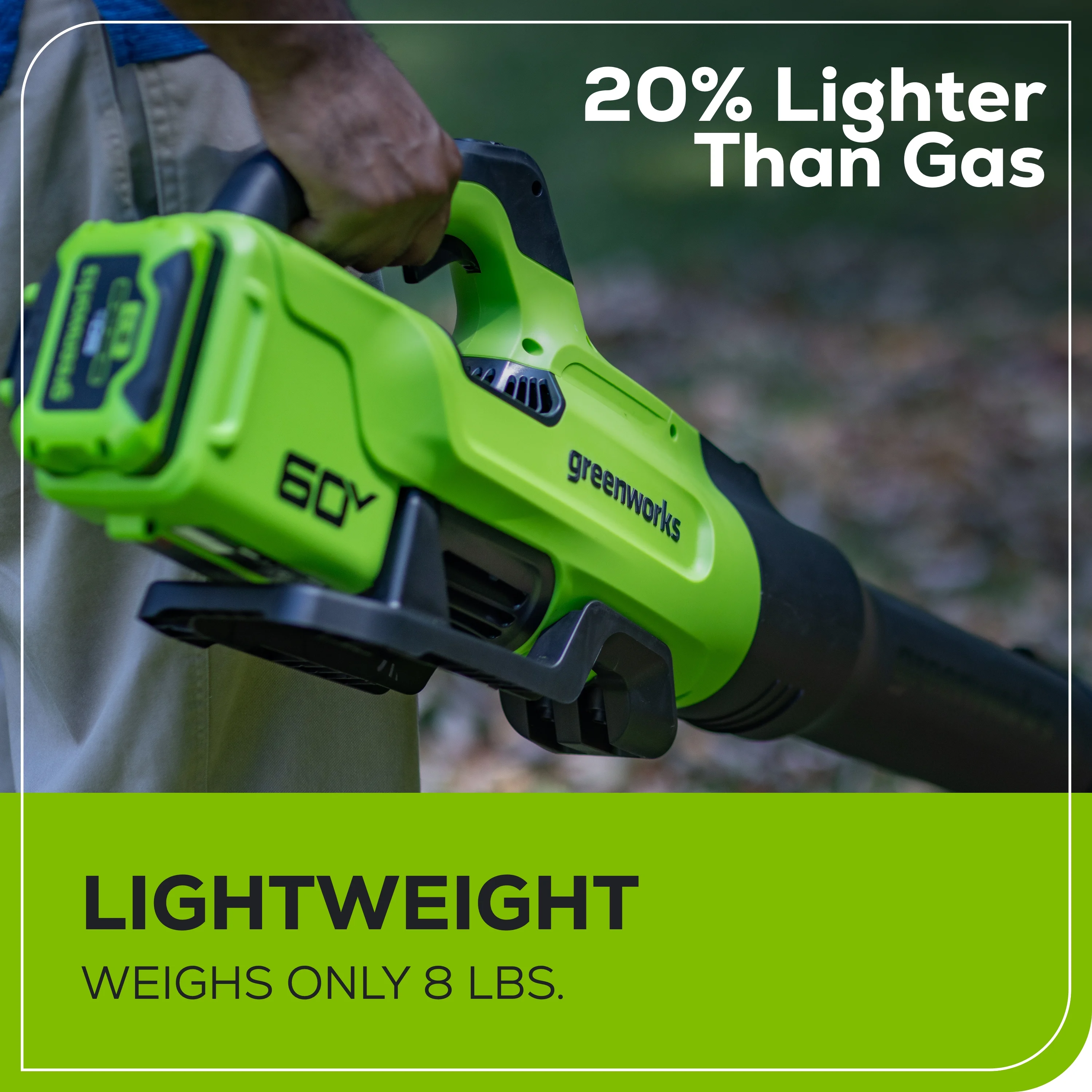 Greenworks 60V 630 CFM 170 MPH Leaf Blower with 2.5 Ah Battery & 3 Amp Charger 2429902 - Womvr