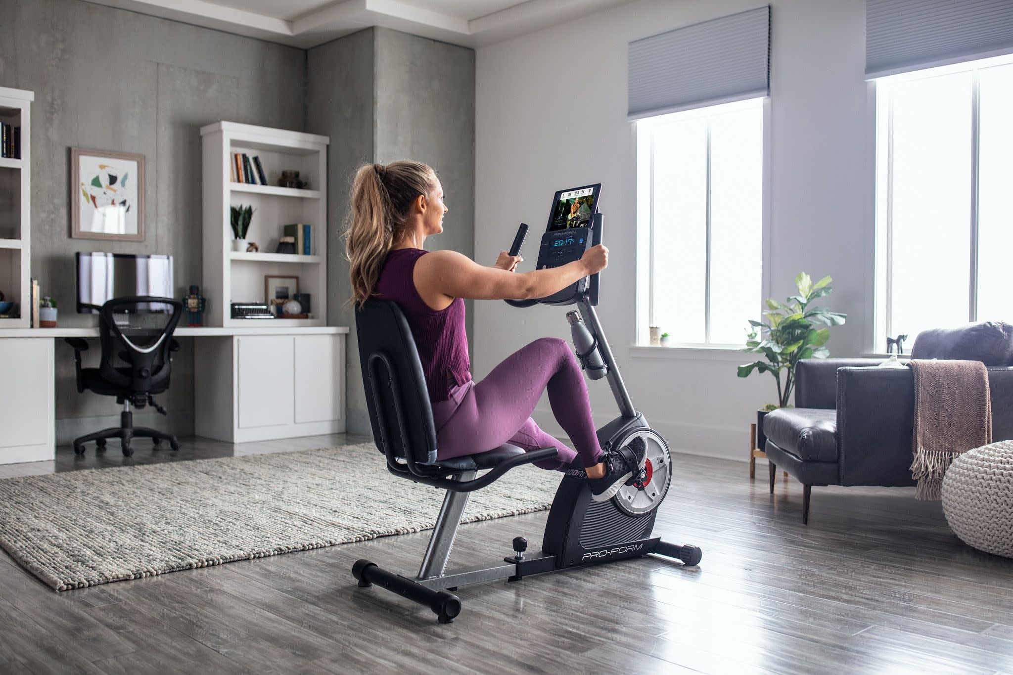 ProForm Cycle Trainer 400 Ri Stationary Exercise Bike, Compatible with iFIT Personal Training - Womvr