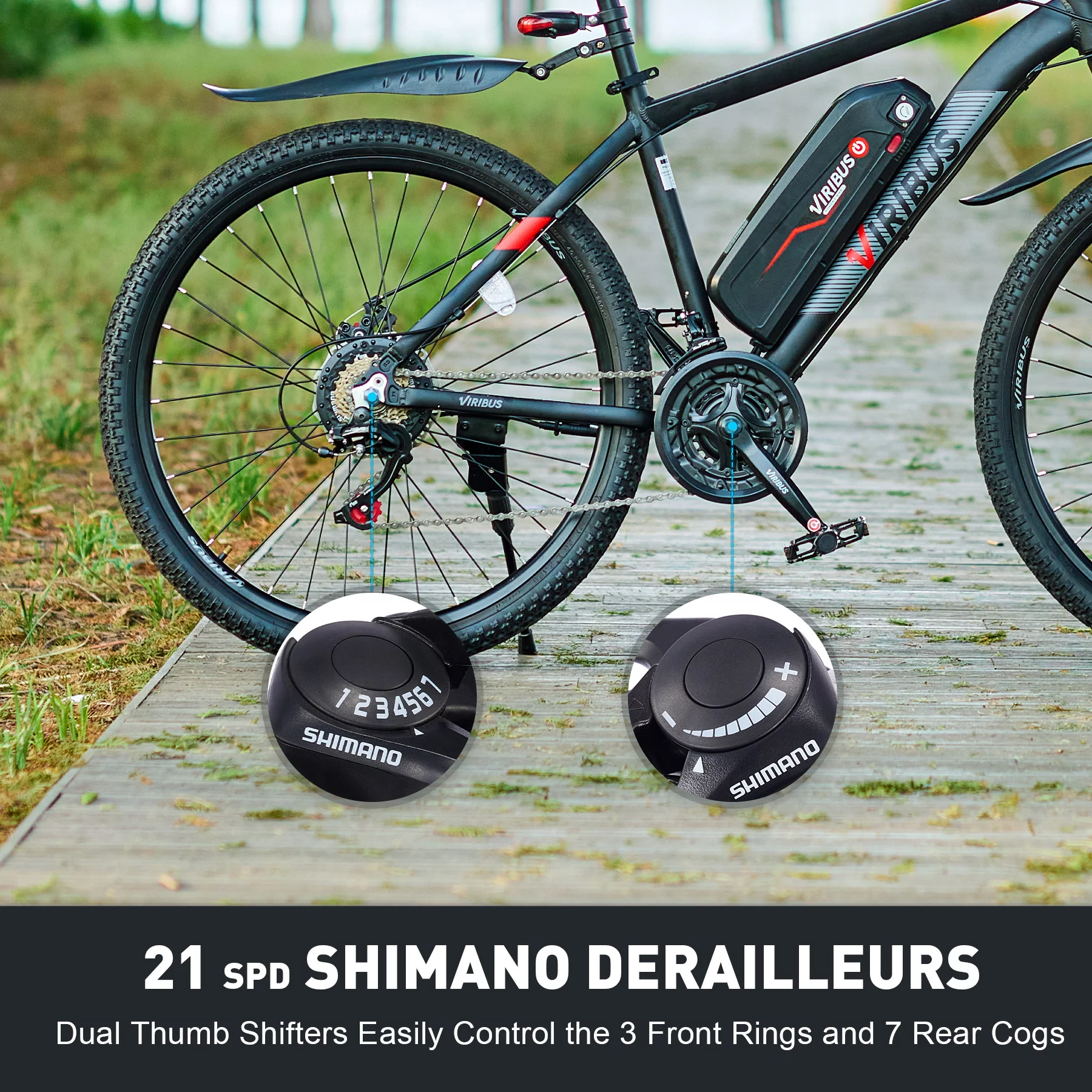 Viribus Electric Mountain Bicycle 26