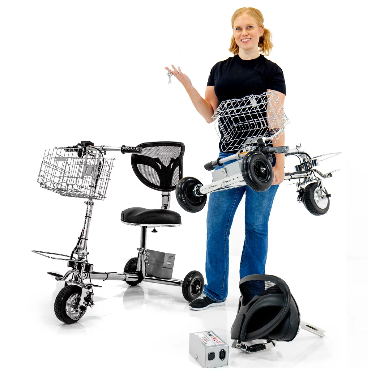 SmartScoot Lightweight Travel Scooter - Womvr