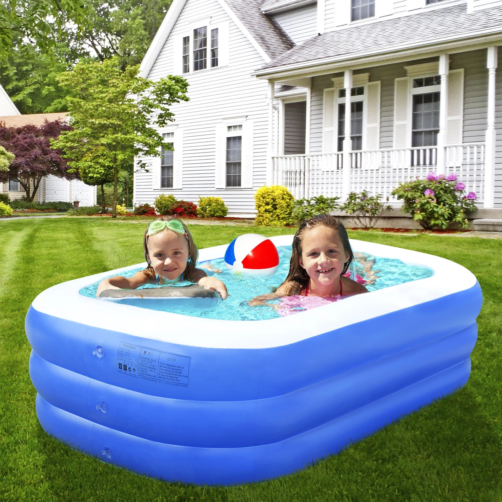 MoonSun Inflatable Pools Kiddie Pool, 71