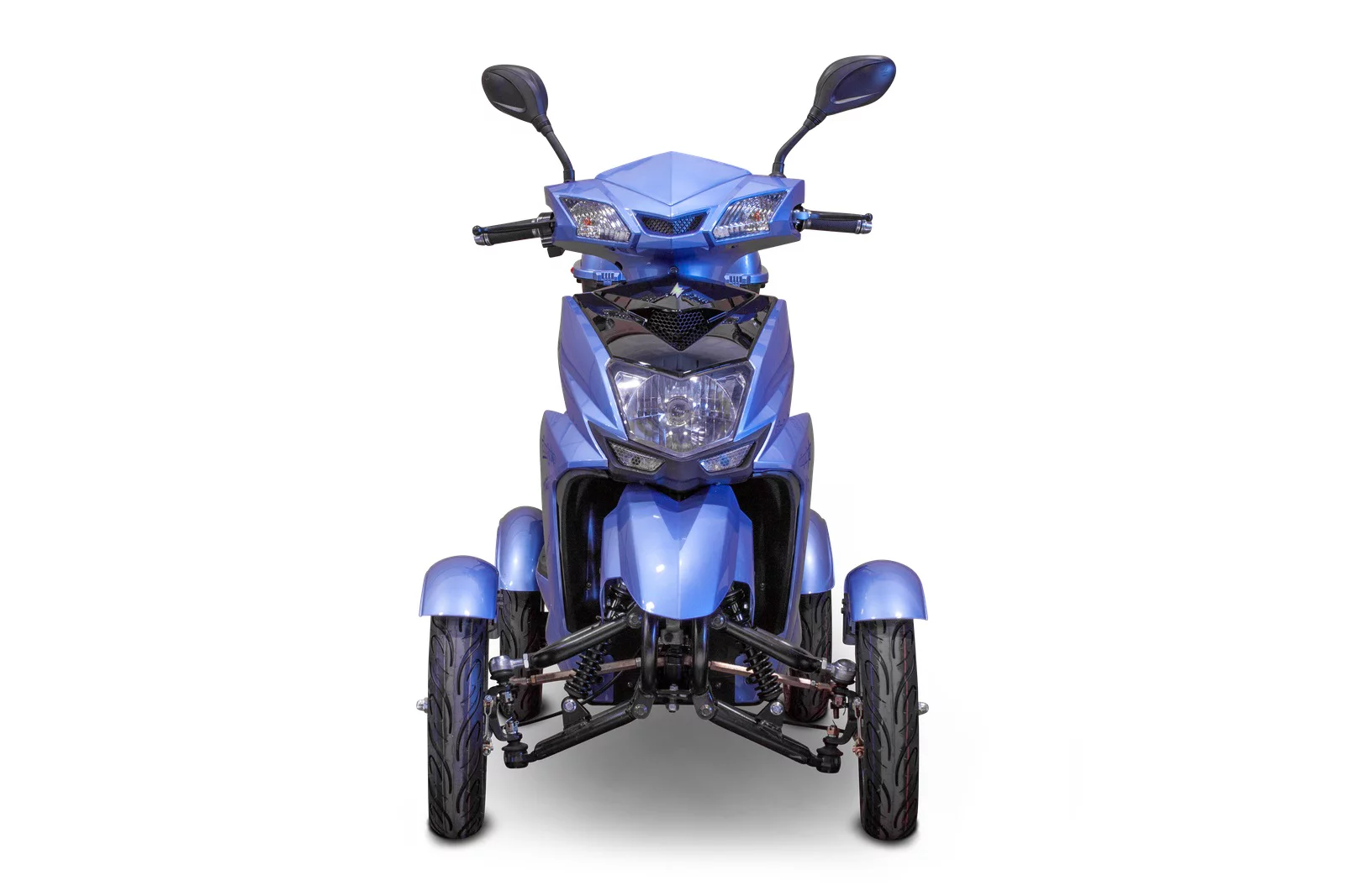 Ewheels EW-14 4-Wheel Mobility Scooter, Blue - Womvr