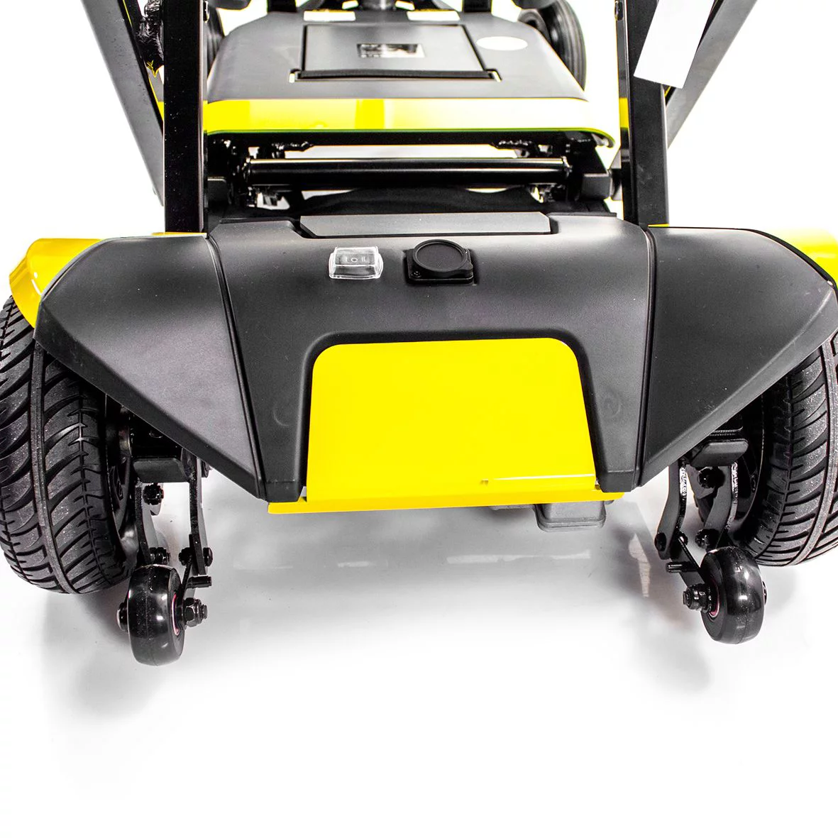 Enhance Mobility - The Transformer Electric Auto Folding Mobility Scooter 4-Wheel - Red - Womvr