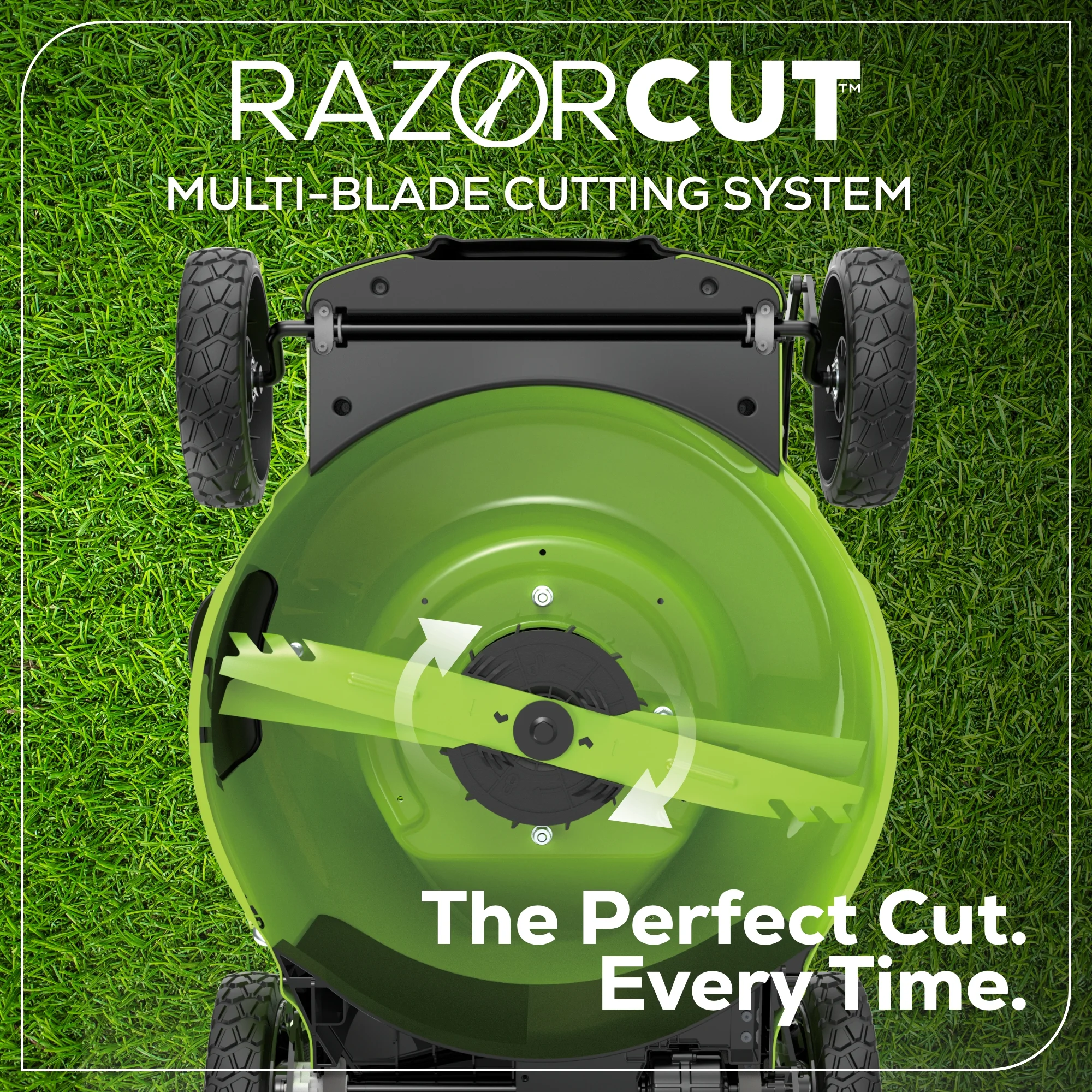 Greenworks 60V 21�� Self-Propelled Lawn Mower with (2) 5.0 Ah Batteries & Rapid Charger 2546202 - Womvr