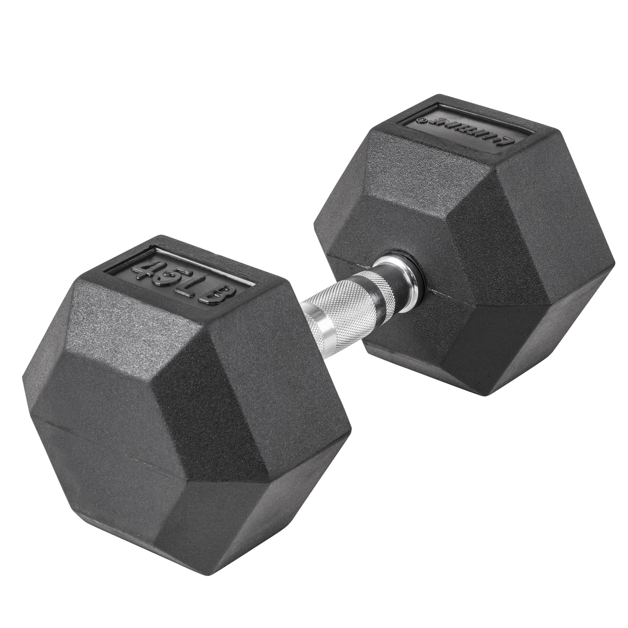 Lifeline Fitness Premium Rubber Hex Dumbbell, Single, 40 lbs - Womvr