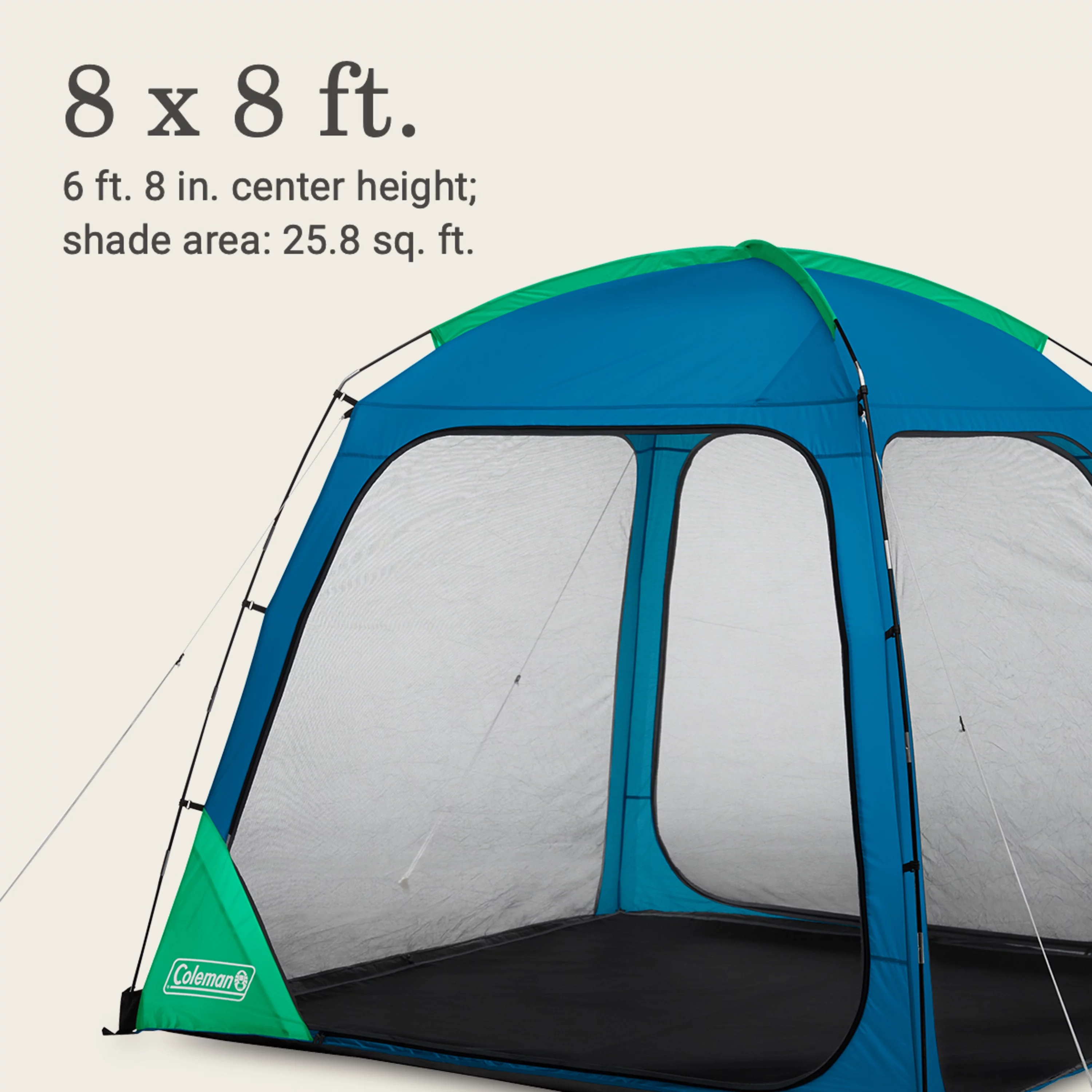 Coleman Skyshade 8 x 8 Screen Dome Tent - Womvr
