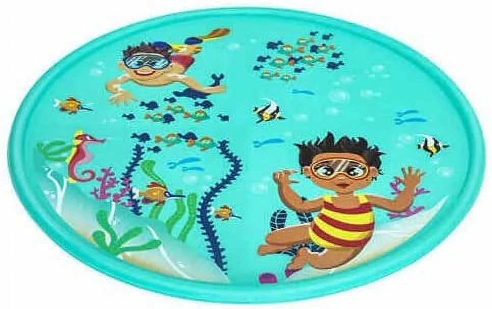 Golden Pyramids H2OGO! Underwater Adventure Ocean Theme Sprinkler Pad 11' - Womvr