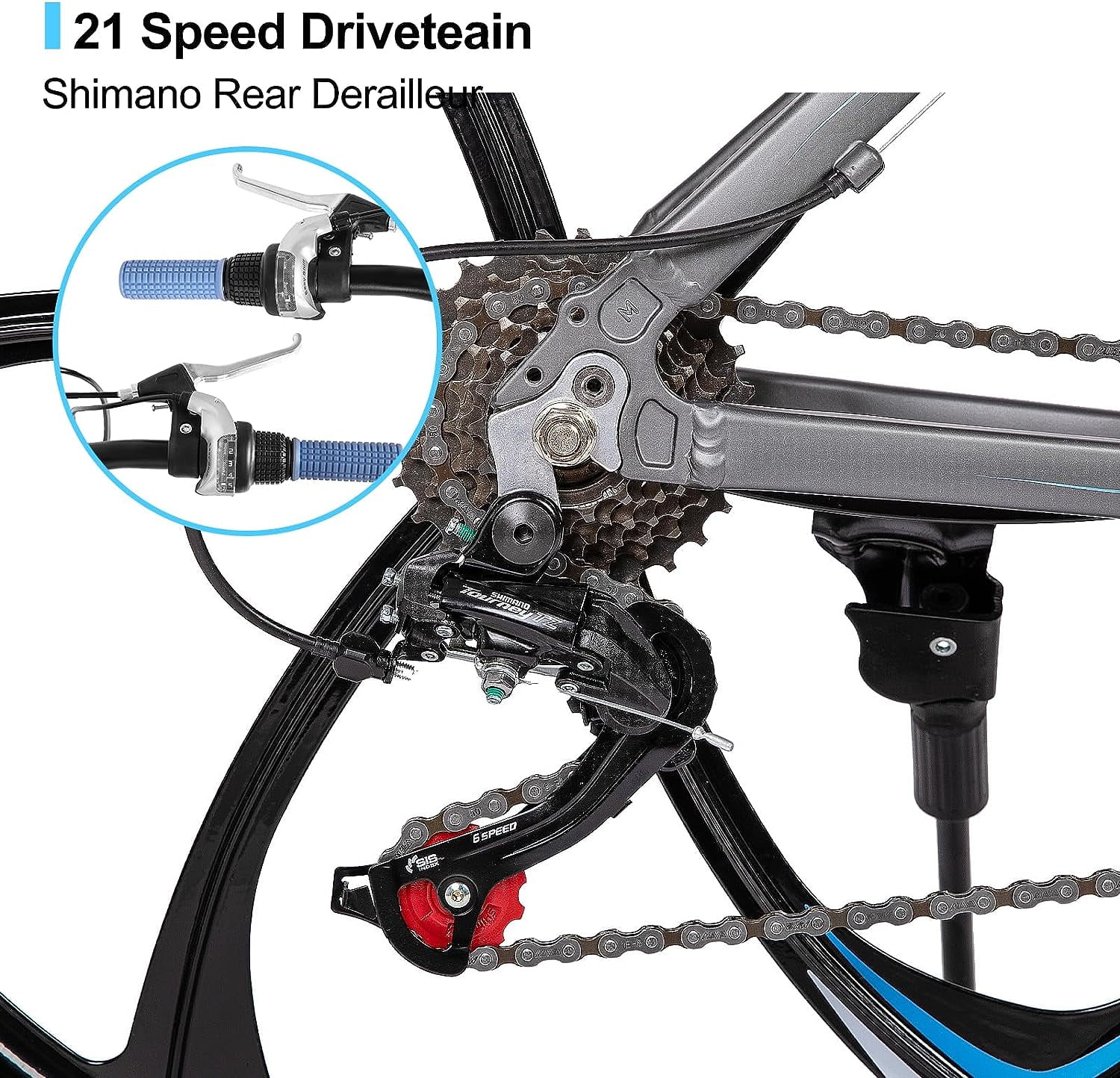 Hiland Humtway 26 inch Mountain Bike for Mens and Womens. - Womvr