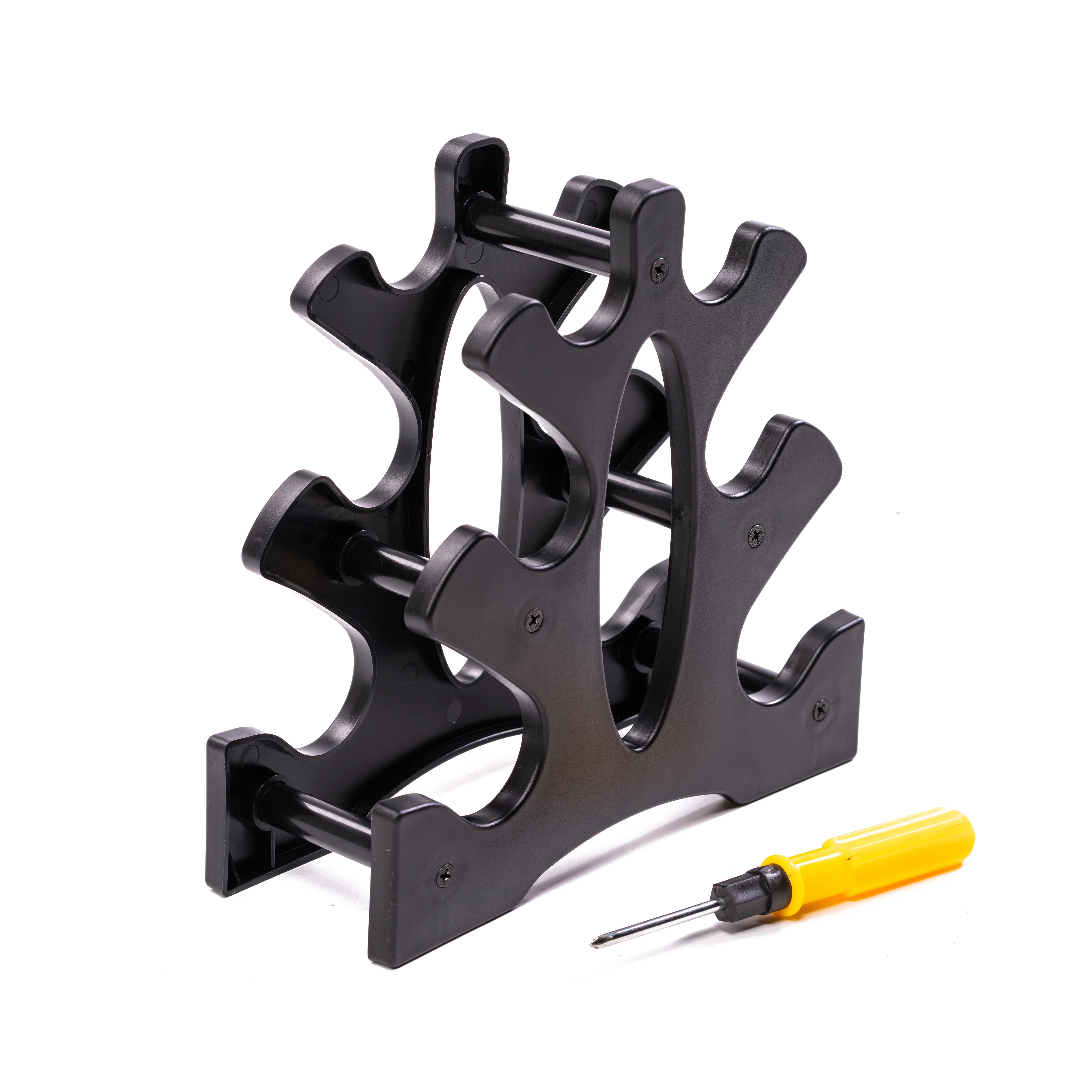 PRISP Dumbbells Set with Rack, 3 Pairs of Neoprene Free Weights with Stand - Womvr