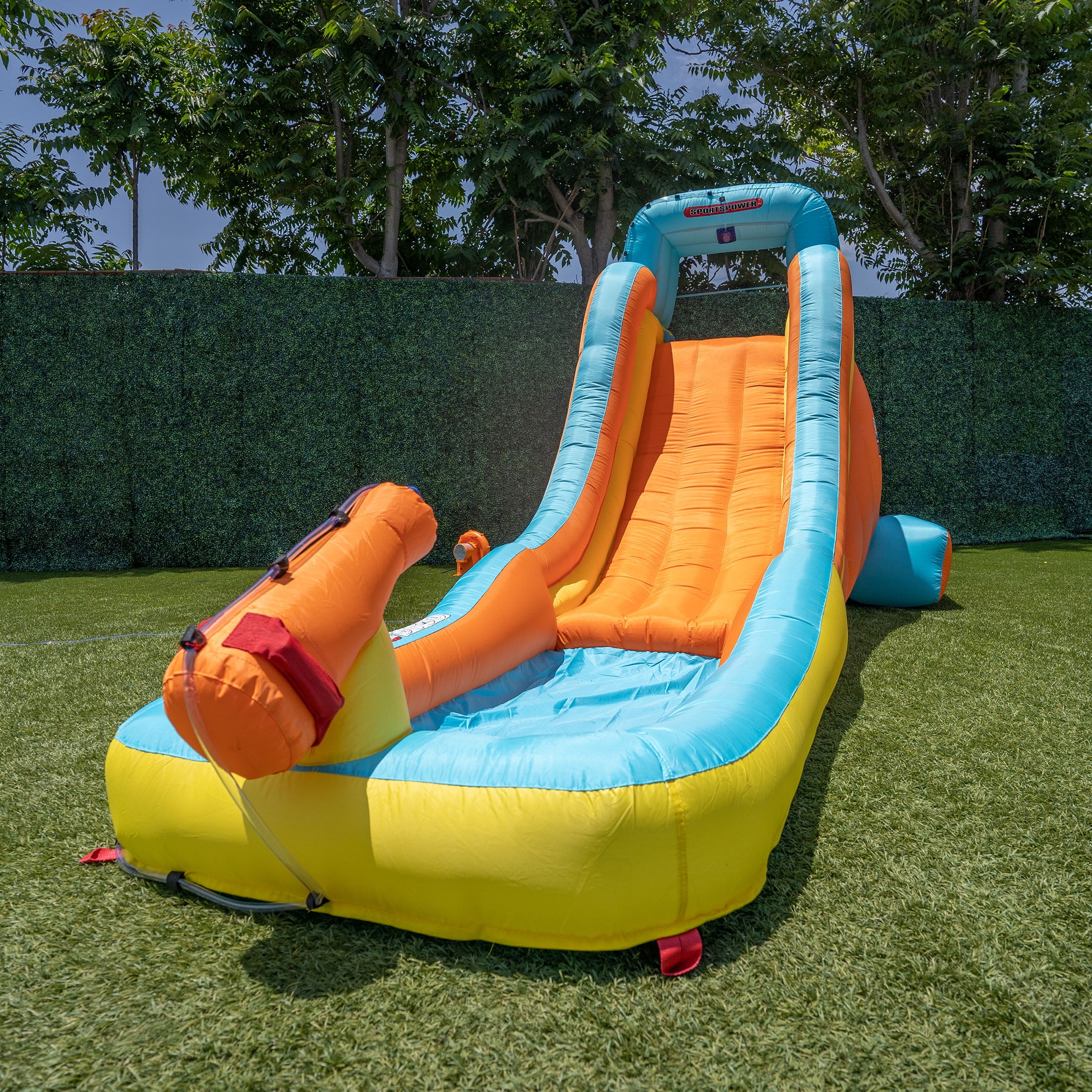 Sportspower My First Inflatable Water Slide with Lifetime Warranty on Heavy Duty Blower - Womvr