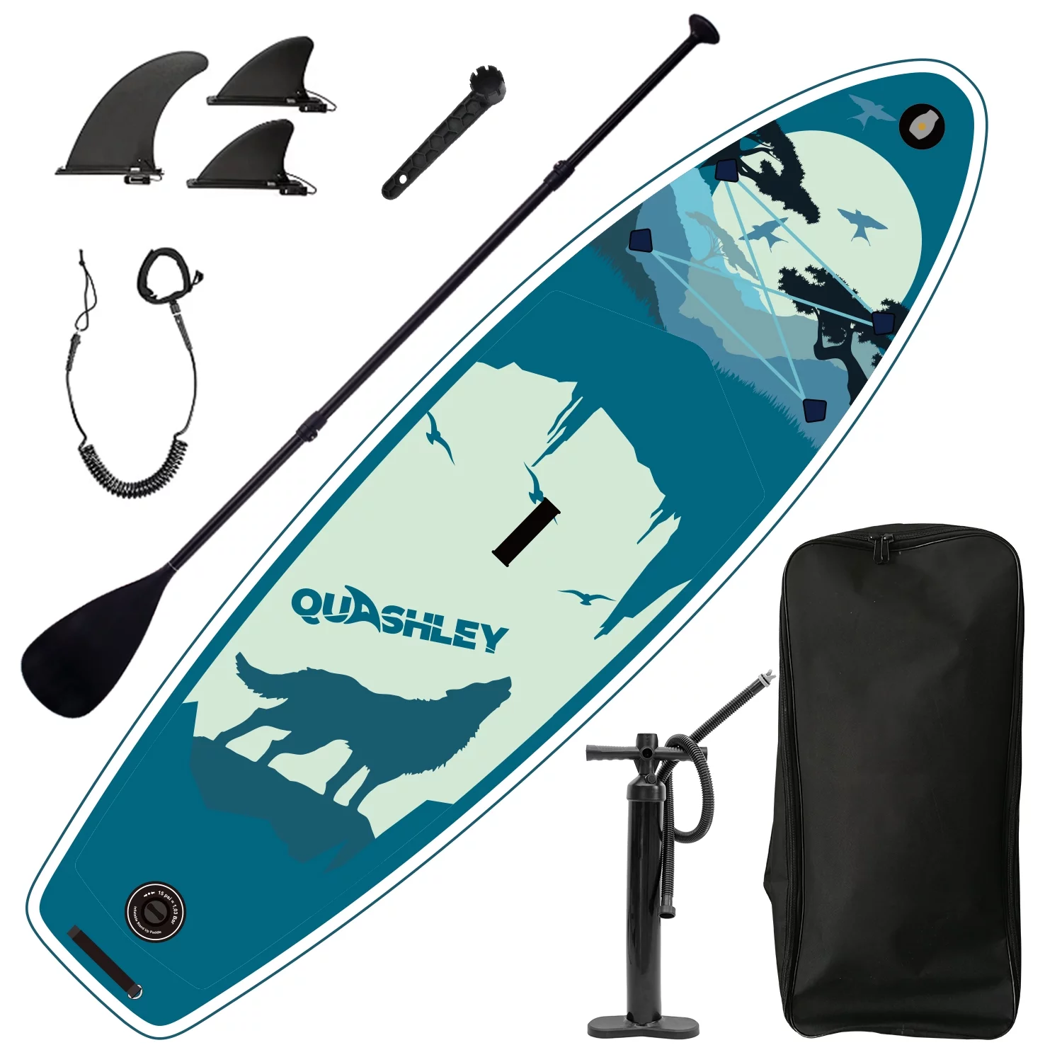 Holaki Inflatable Stand Up Paddle Board 9.9'x33