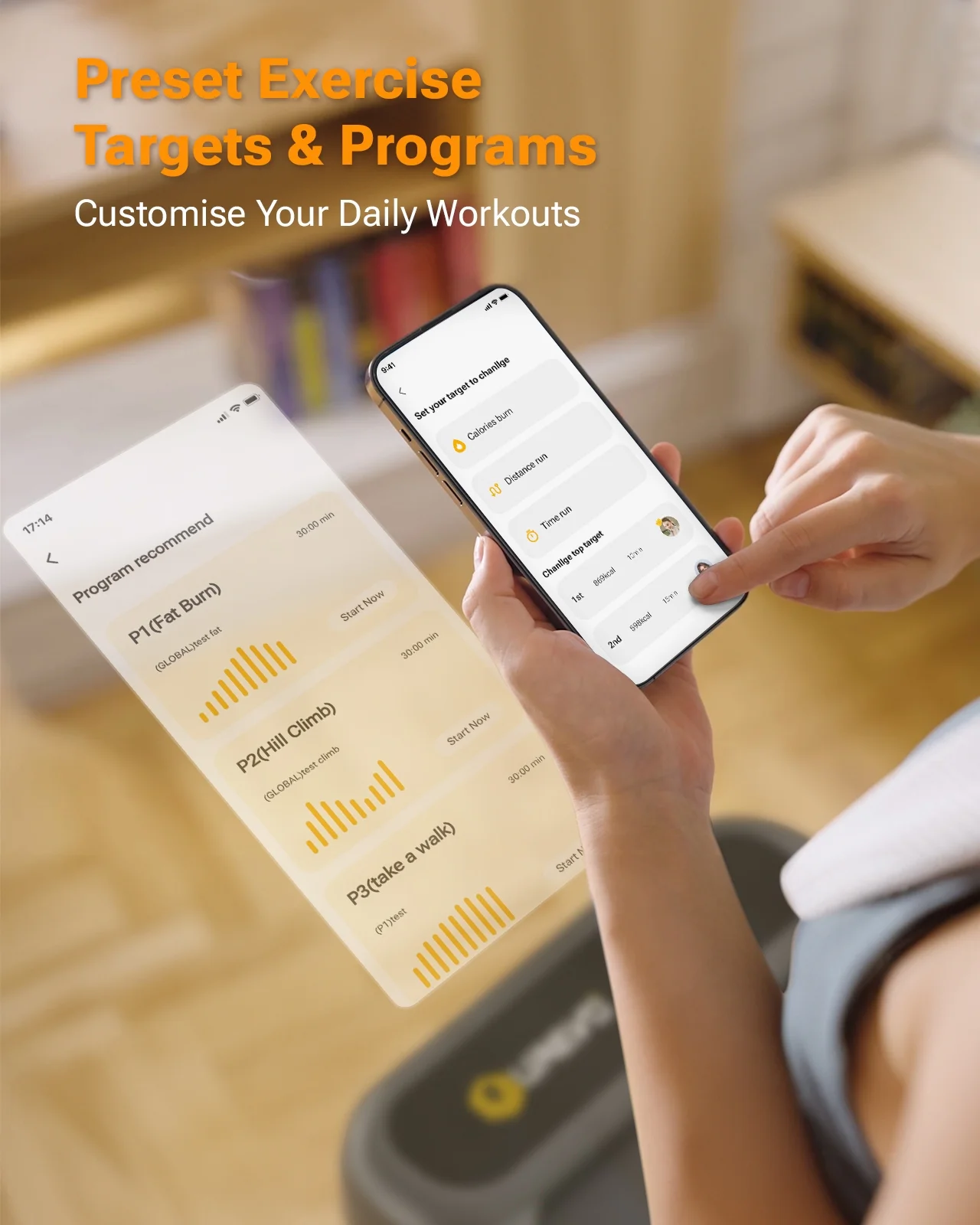 UREVO Treadmill with Auto Incline Walking Pad 9% Incline Treadmill with APP & Remote Control for Home Office 265lbs - Womvr