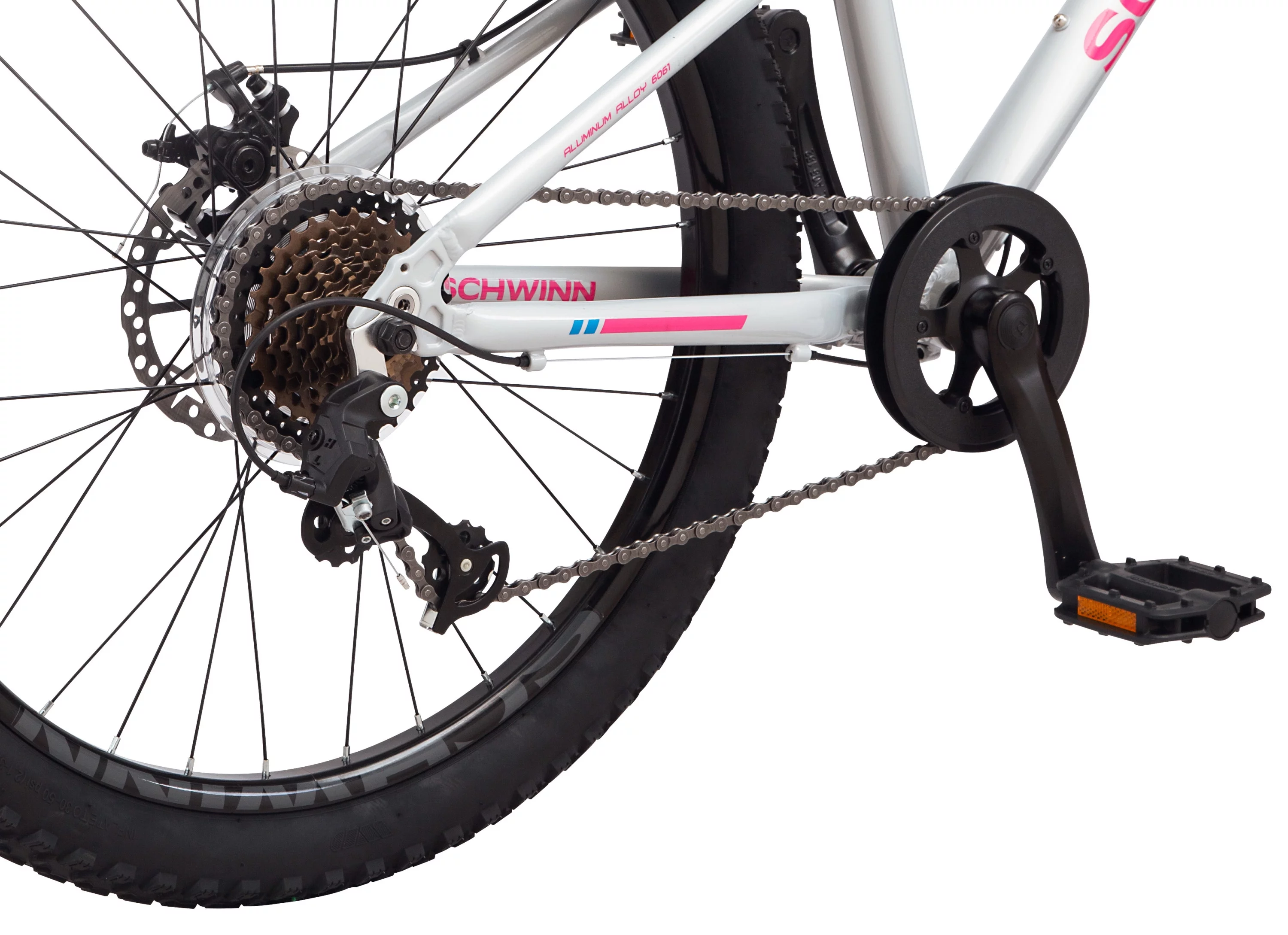 Schwinn 24-in. Axum Sport Kids Unisex Mountain Bike, Gray - Womvr