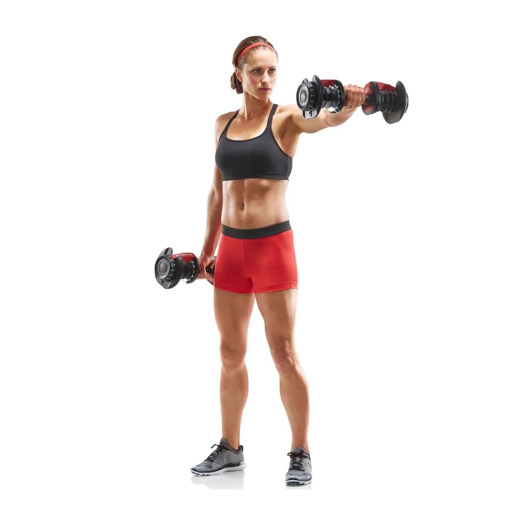 BowFlex SelectTech 552 Dumbbells, Adjustable, Pair, Free 2-Month JRNY Membership - Womvr