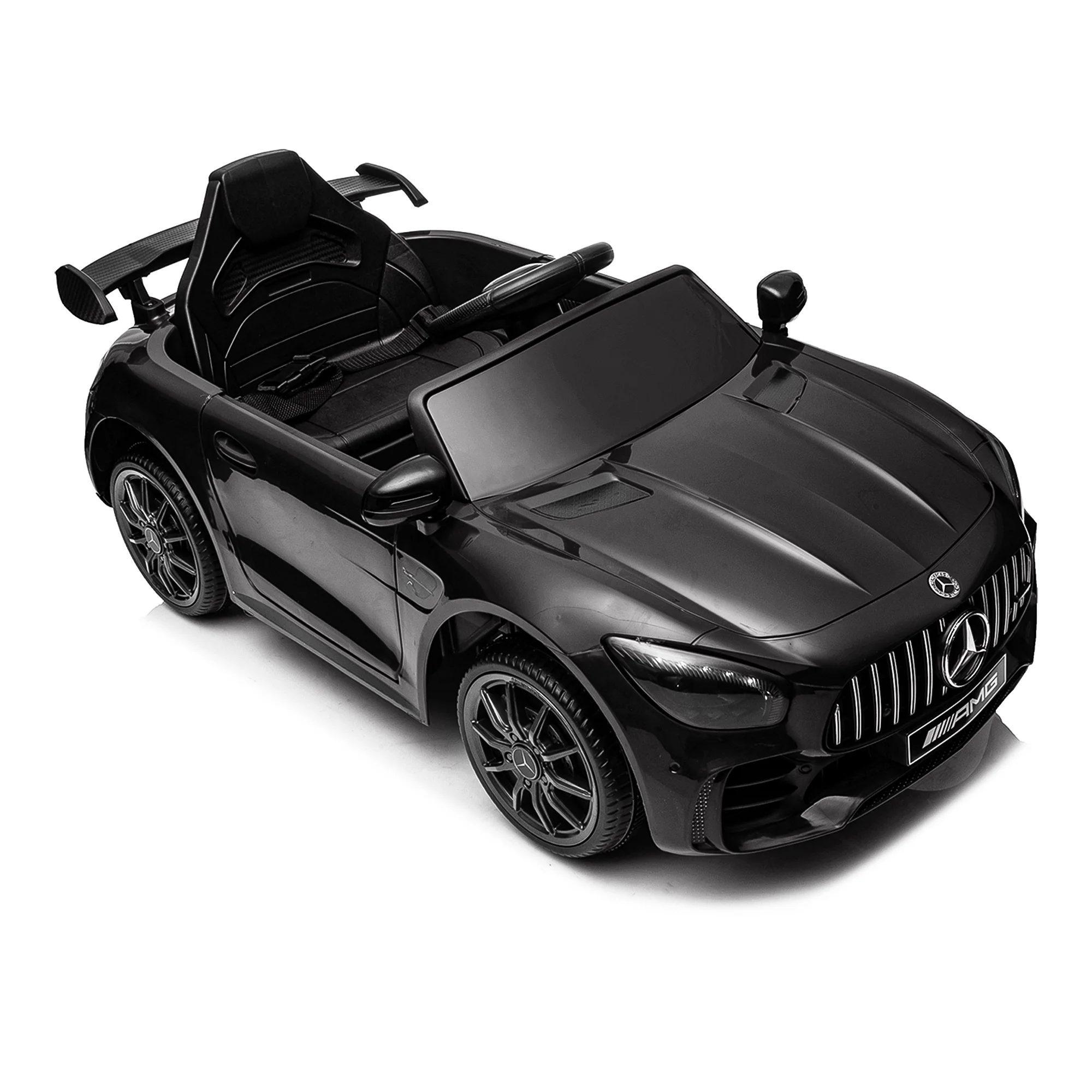 Veryke 12V Kids Ride On Car, Dual Drive Battery Toy Cars with Remote Control & LED Lights - Red - Womvr