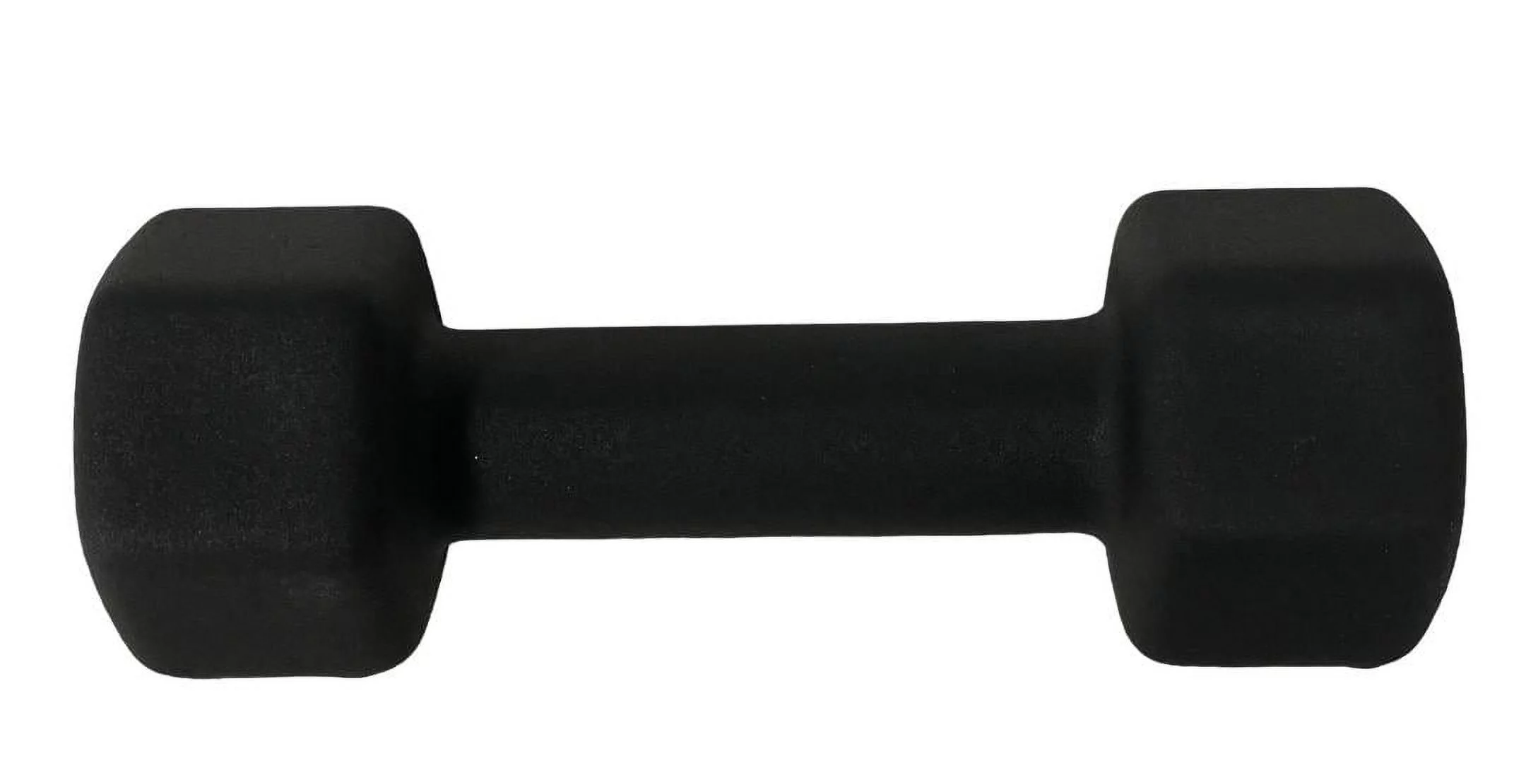 Rainforest Basics Neoprene 5 Lbs. Hex Dumbbells Hand Weights, Set of 2 - Womvr