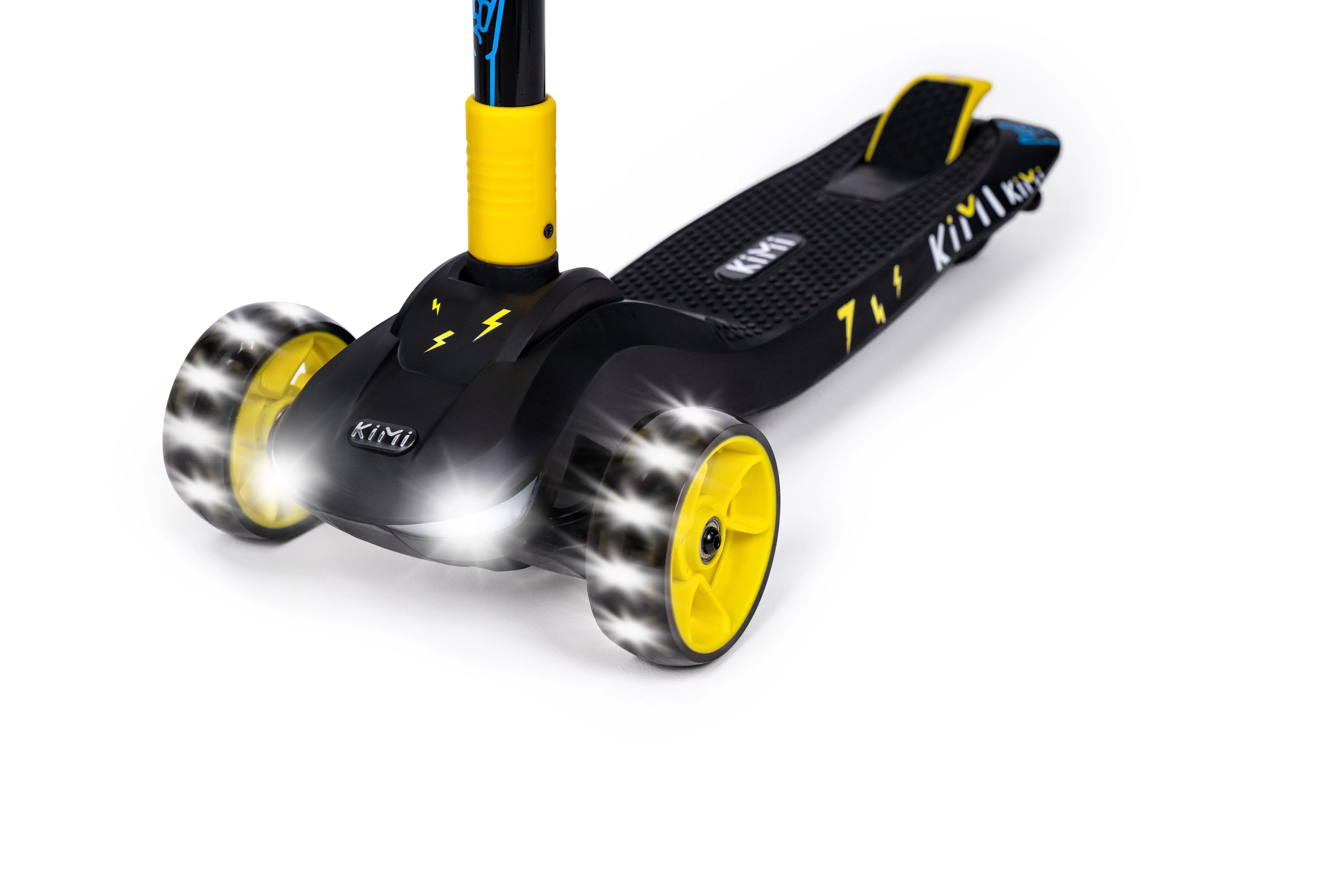 Kimi Kids 3-Wheel Electric Scooter, Ages 2-9, 5Mph, Lights, 10 Miles Range - Womvr