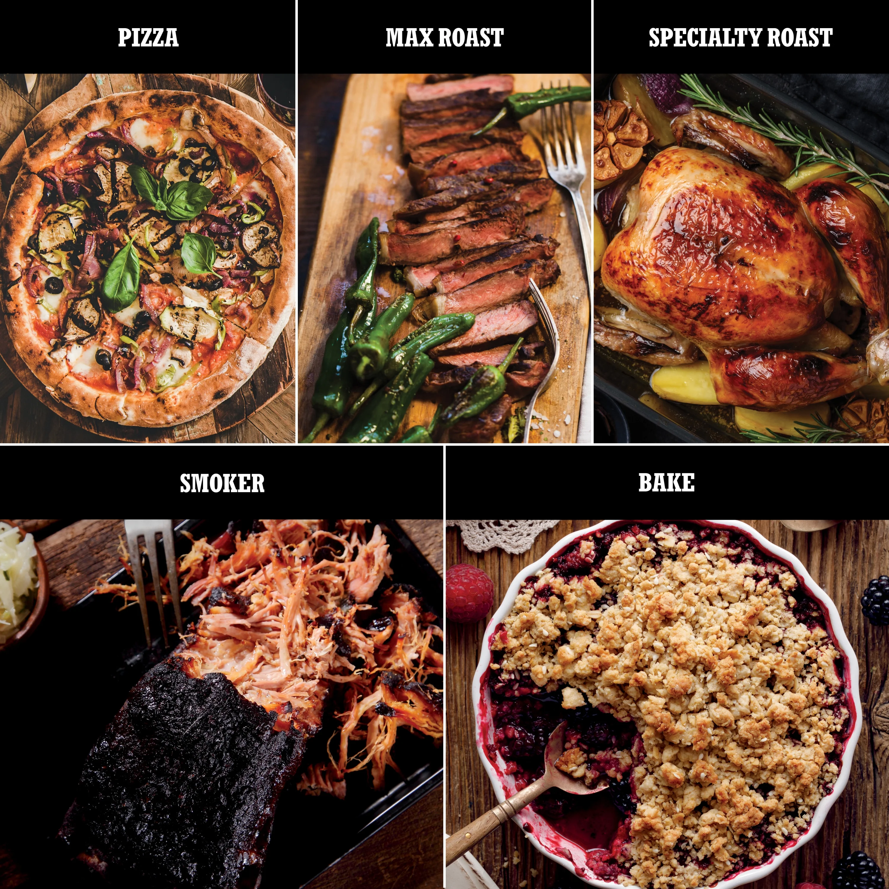 Ninja Woodfire? Pizza Oven, 5-in-1 outdoor oven, 5 Pizza Settings, Ninja Woodfire? Technology, up to 700��F heat, BBQ smoker, Electric? - Womvr