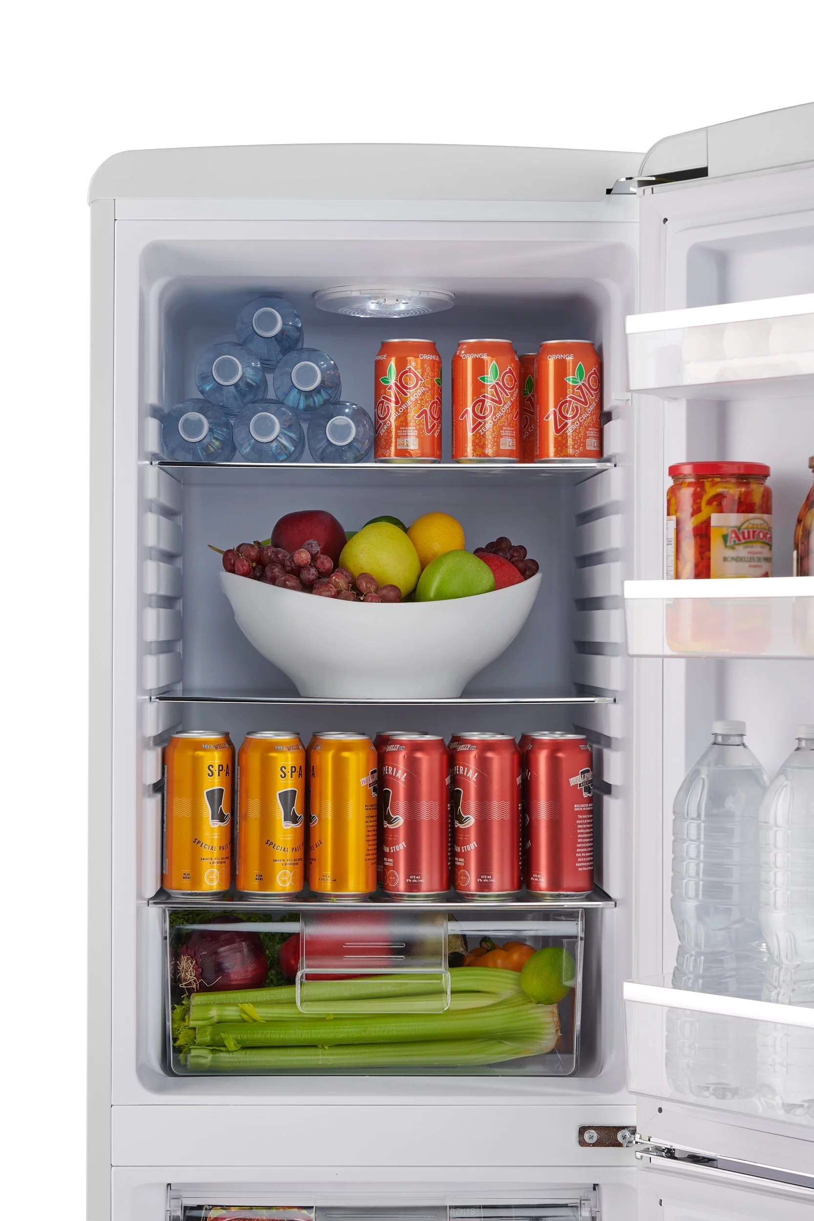iio 7 cu. ft. Retro refrigerator with bottom freezer - Womvr
