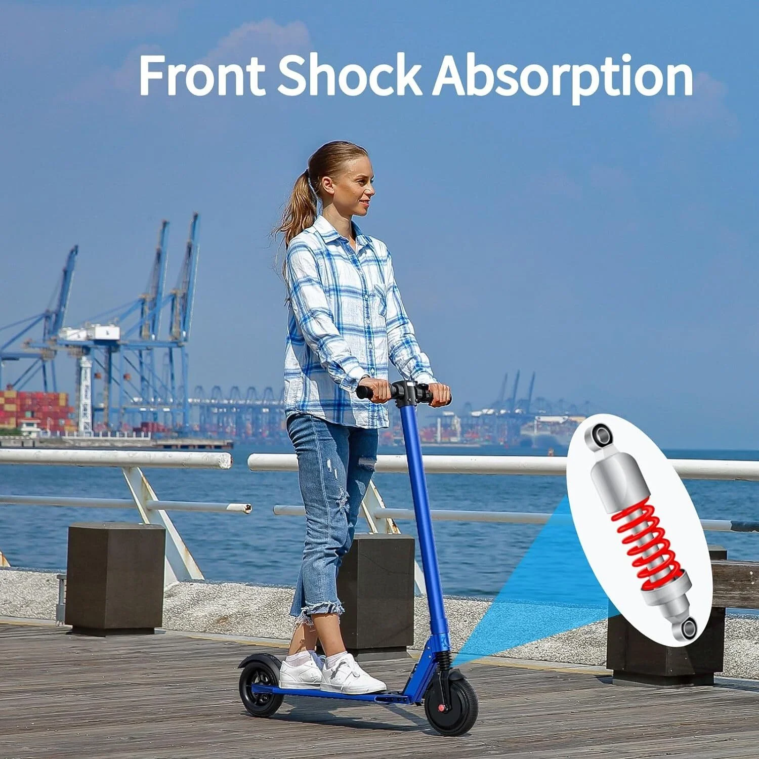 Caroma Electric Scooter for Adults, 20 Mph & 25 Miles Range, 10