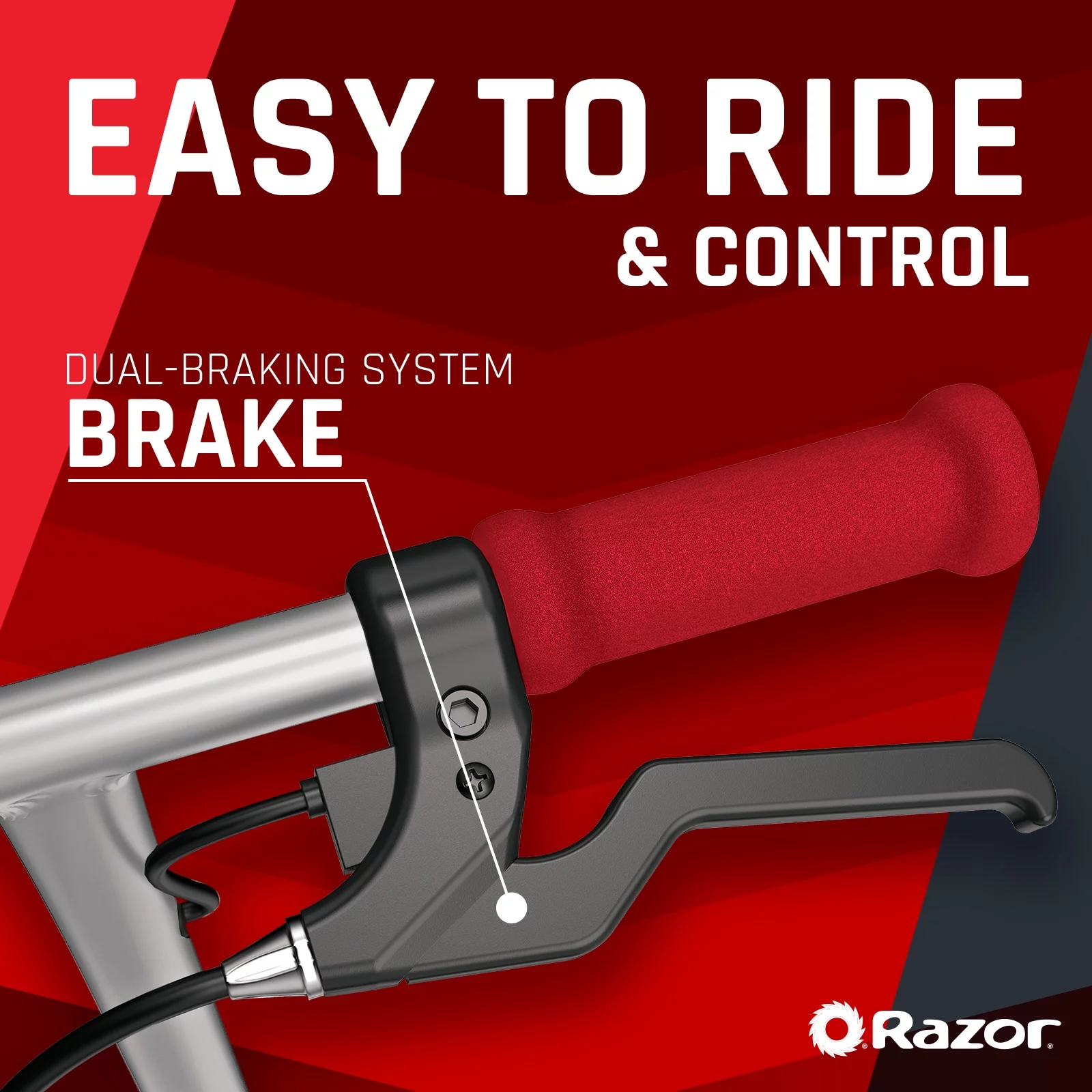 Razor Black Label E100 Electric Scooter – Blue, up to 10 mph, 8