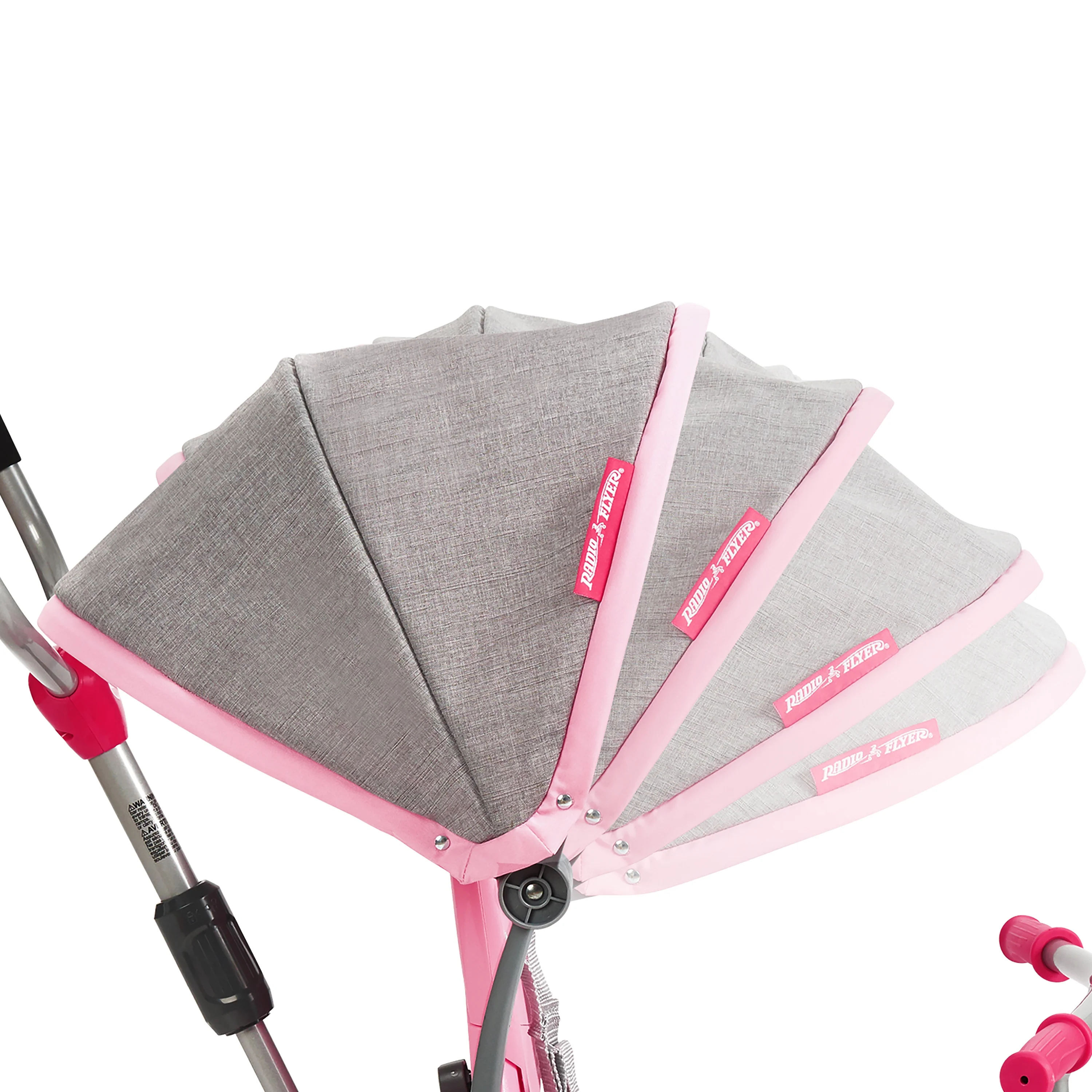 Radio Flyer, 4-in-1 Stroll 'N Trike with Activity Tray, Red & Gray, Convertible Tricycle,  Unisex - Womvr