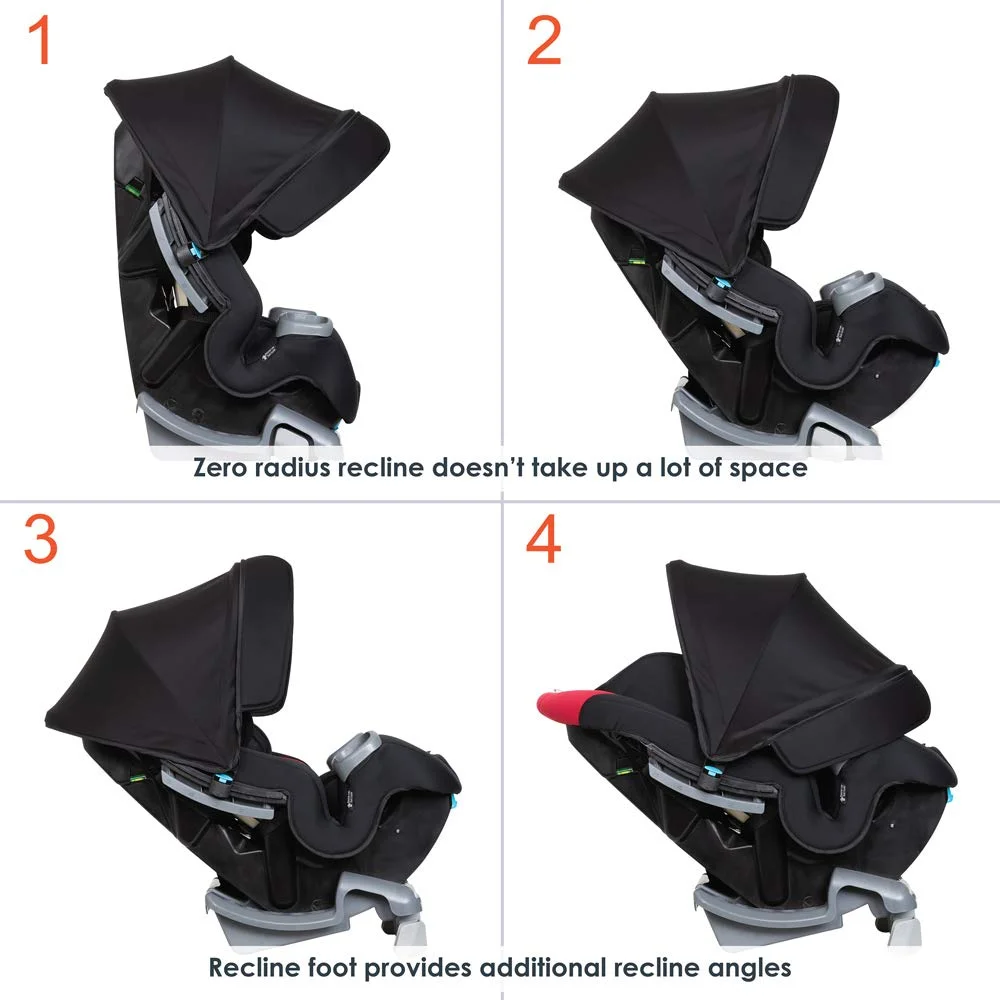 Baby Trend Cover Me 4-in-1 Convertible Car Seat - Vespa - Gray - Womvr