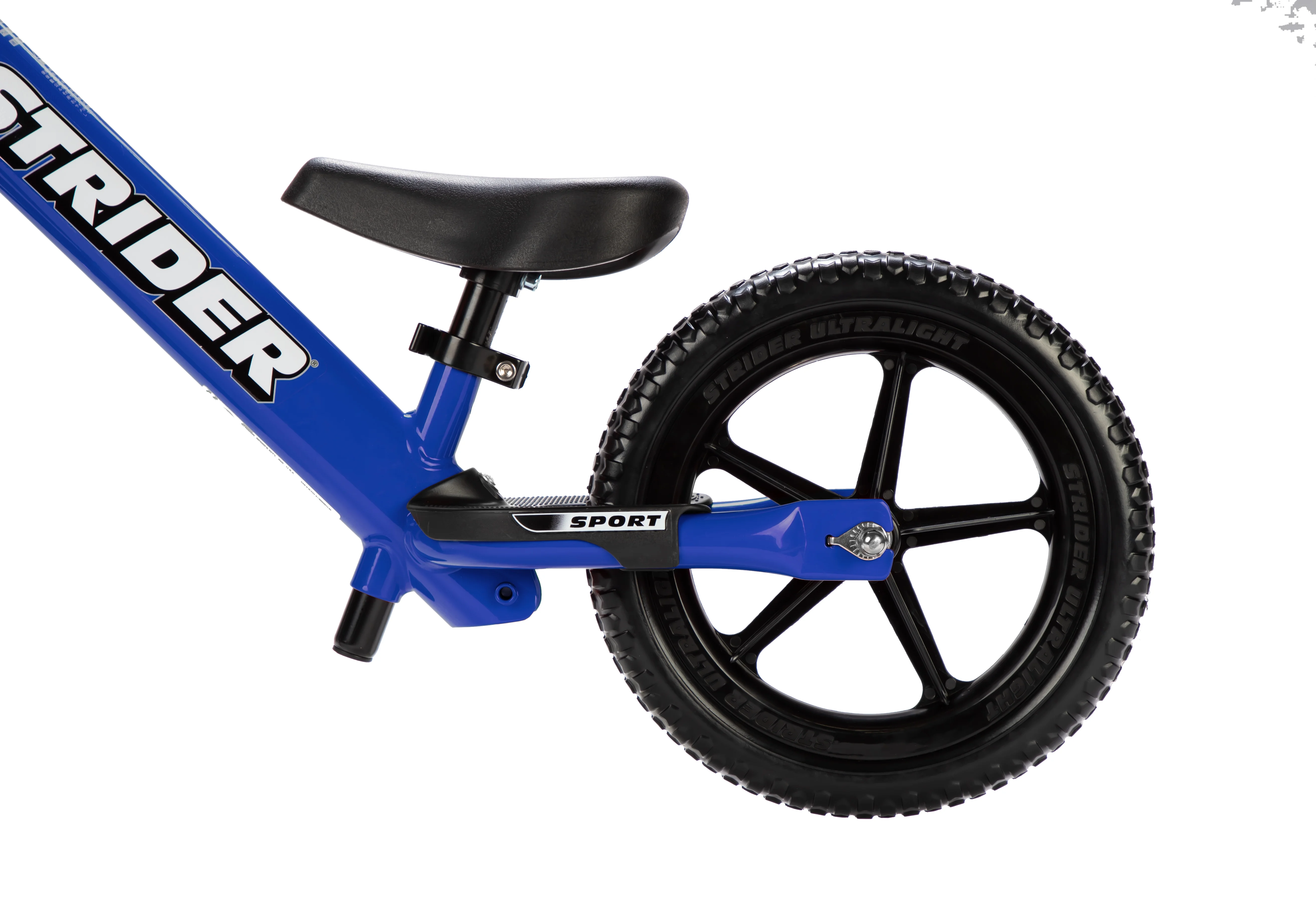 Strider - 12 Sport Balance Bike, Ages 18 Months to 5 Years - Blue - Womvr