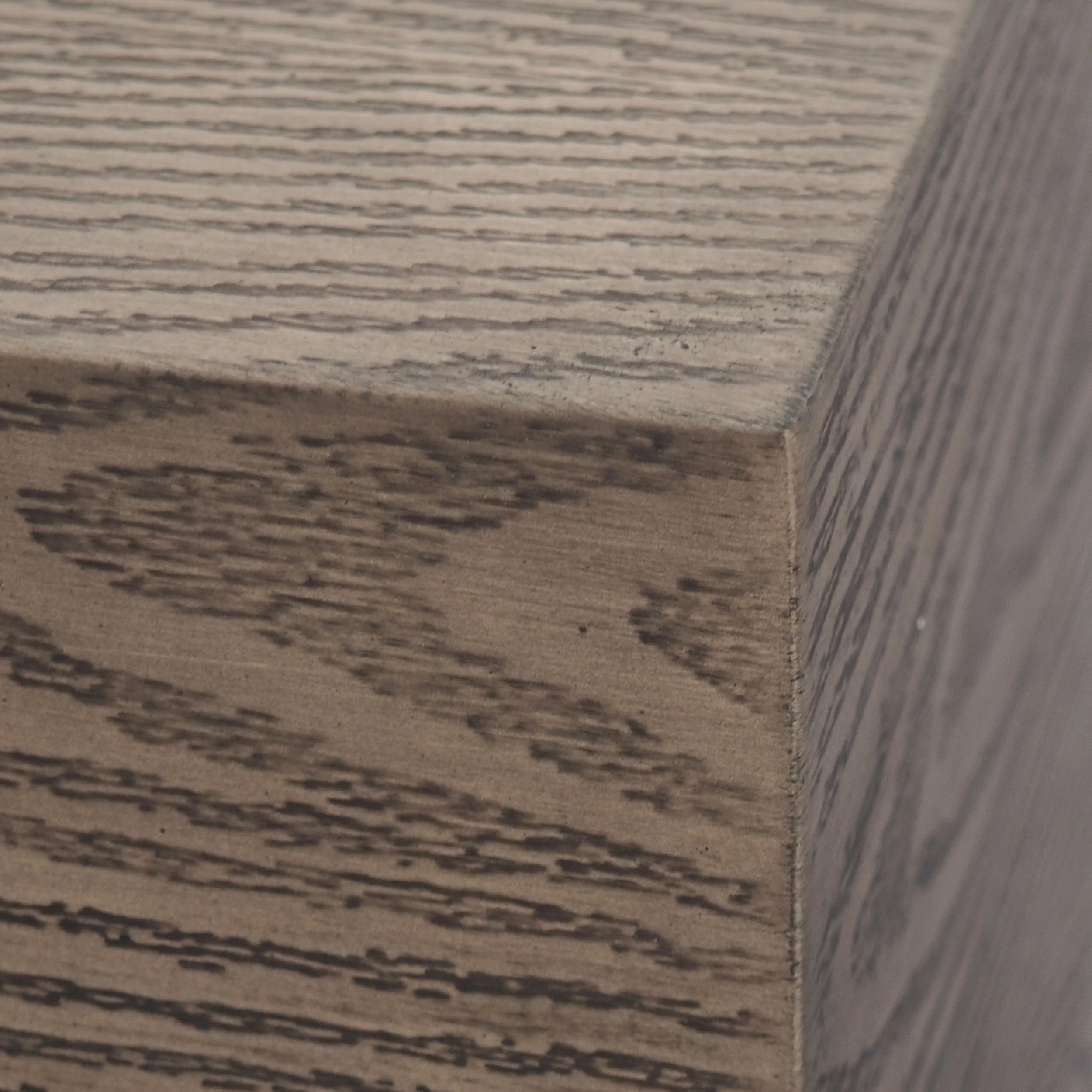 Mayfair Lightweight Concrete Outdoor 50,000 BTU Rectangular Fire Pit (No Tank Holder), Dark Gray - Womvr