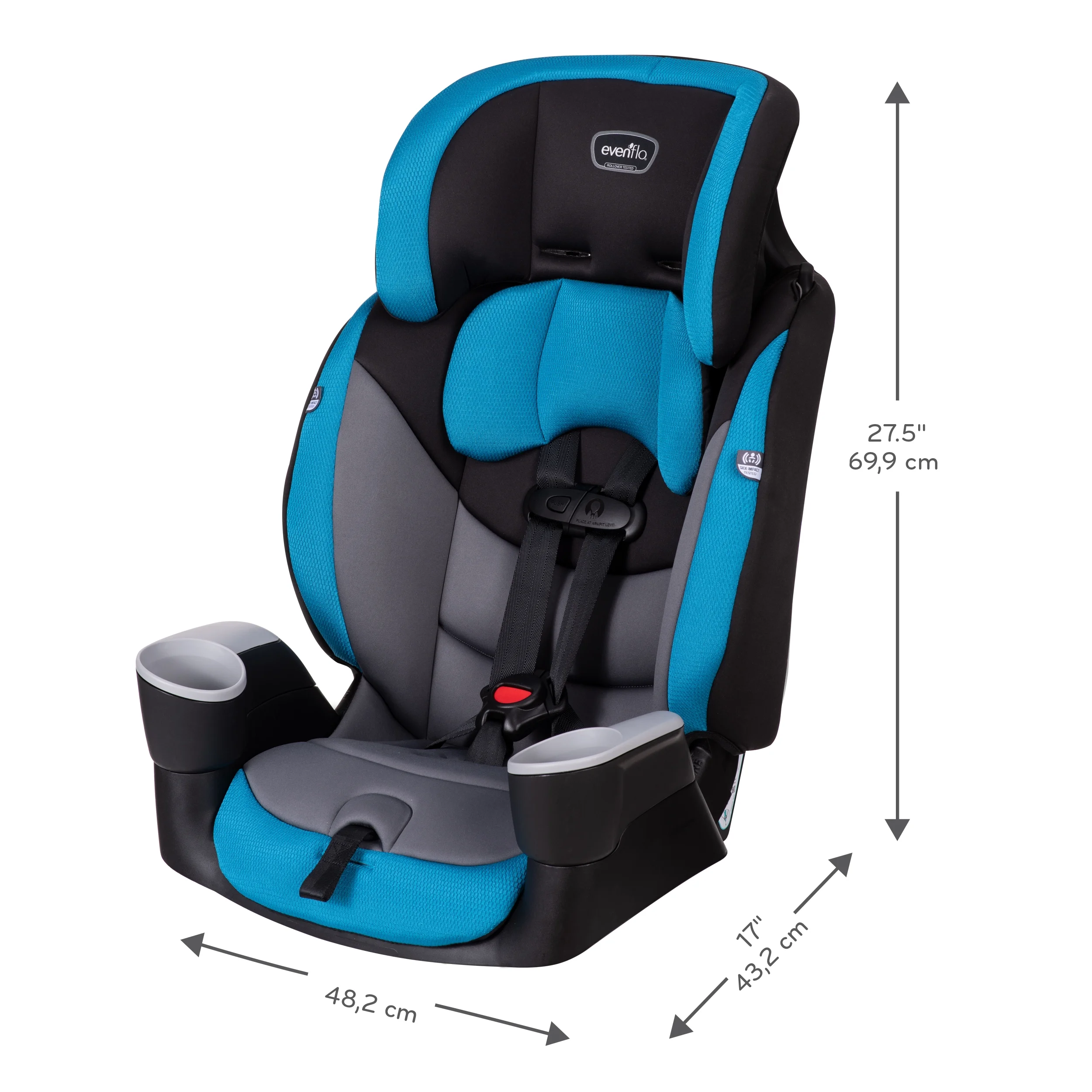 Maestro Sport Harness Booster Car Seat (Granite Gray) - Womvr