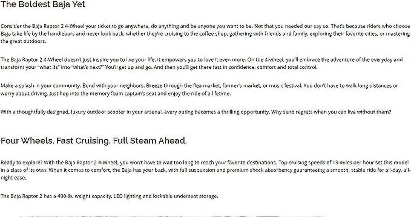 Pride Mobility Baja Raptor 2 4-Wheel Recreational Scooter with Extended Warr (Matte Black with Pink Insert) - Womvr