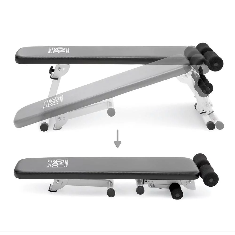 Marcy Pro Adjustable Strength and Weight Training Folding Bench for Home Gyms - Womvr