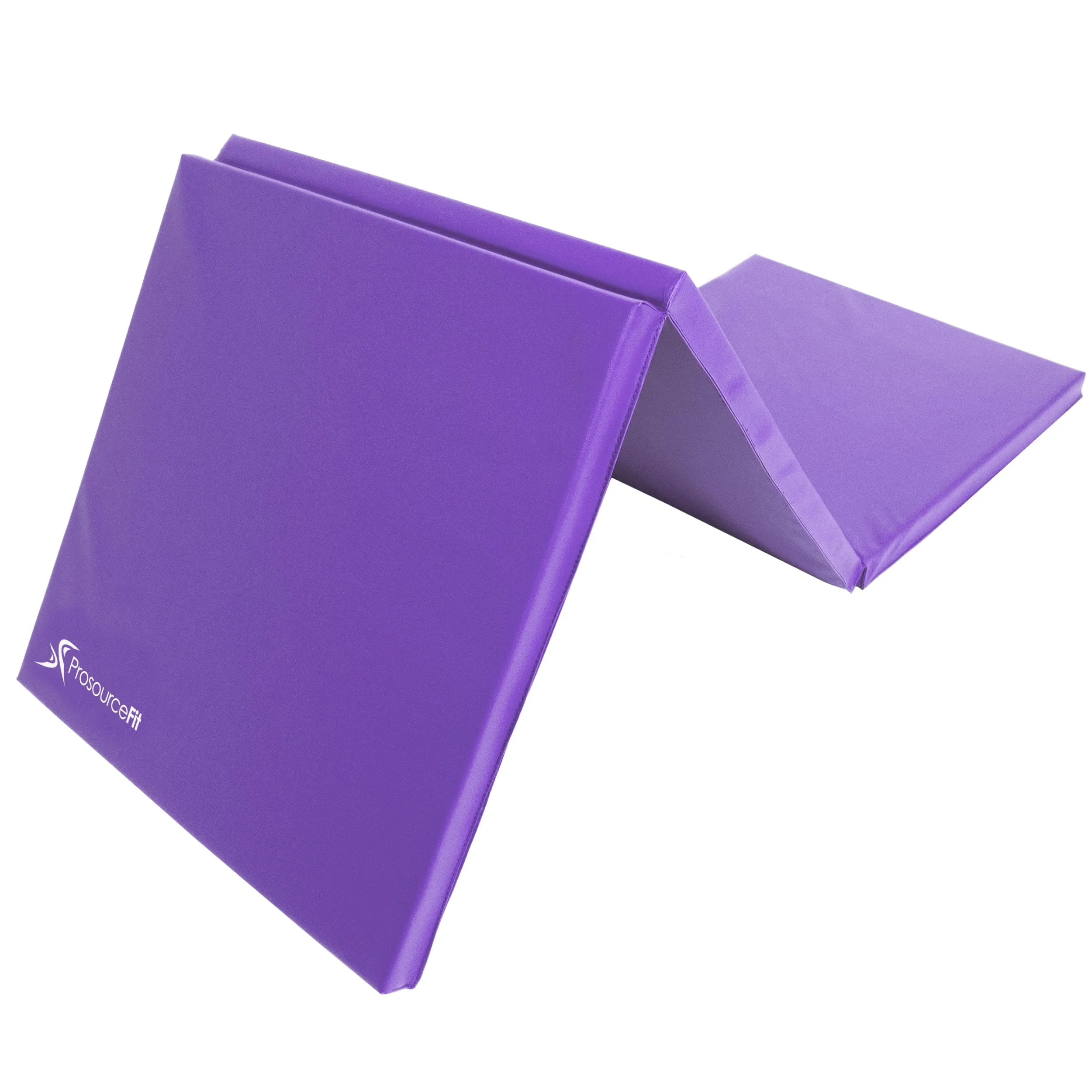 ProsourceFit Tri-Fold Folding Gymnastics Mat 6'x2' for Exercise - Womvr