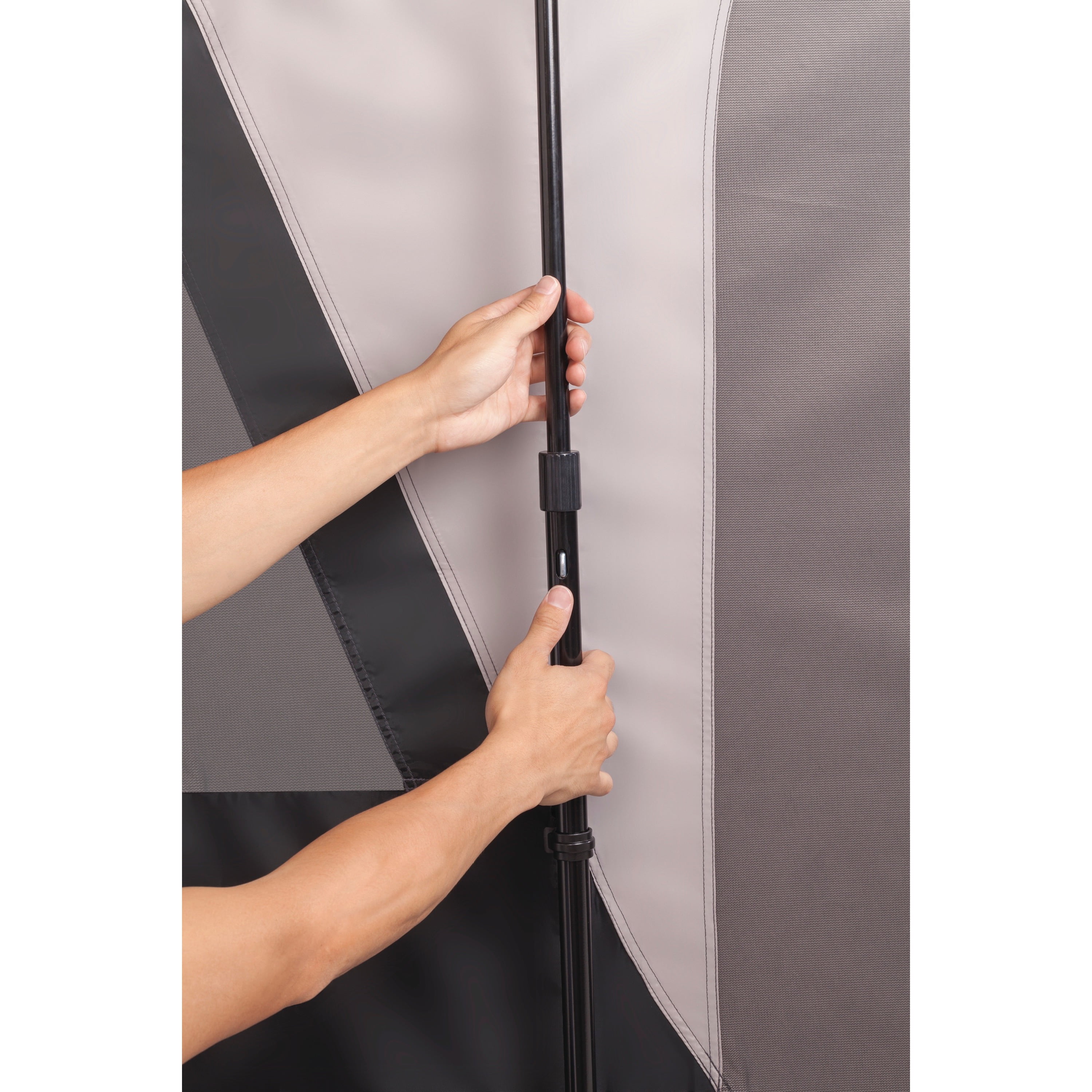 Coleman 6-Person Cabin Camping Tent with Instant Setup, 1 Room, Gray - Womvr