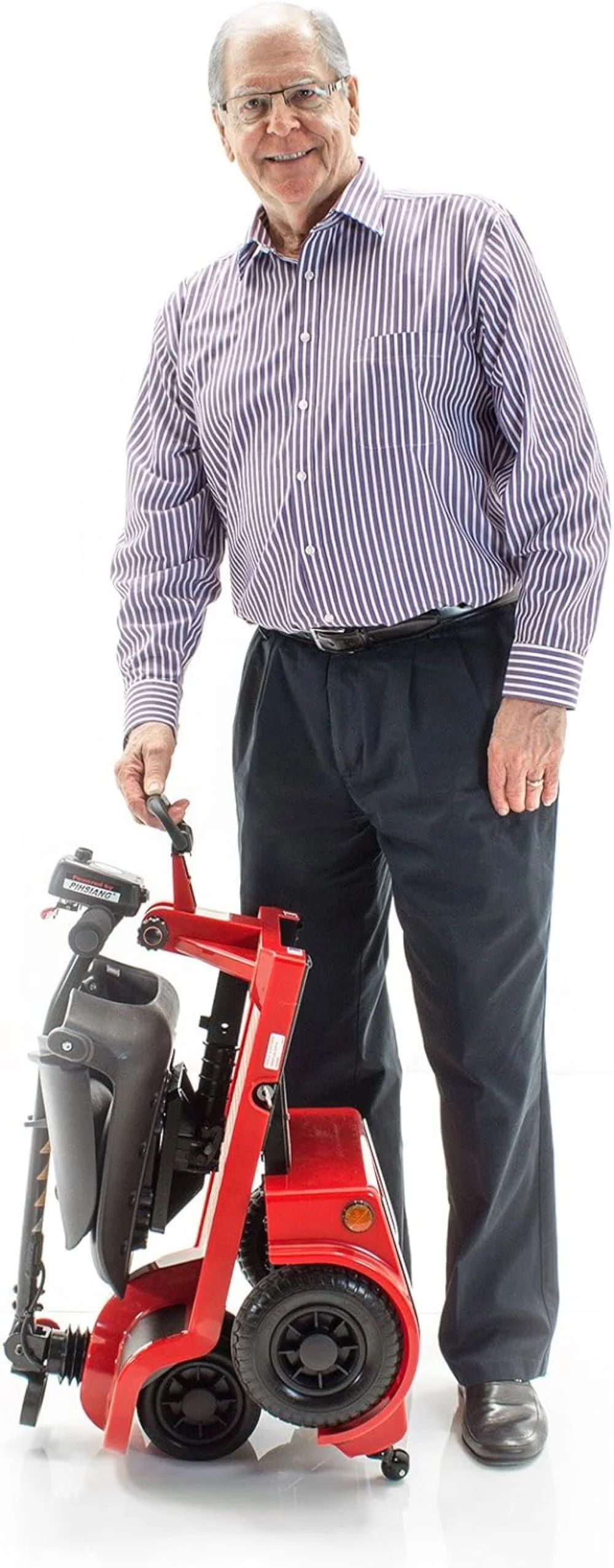 Shoprider FS777-BLK Echo Folding Scooter - Black - Womvr