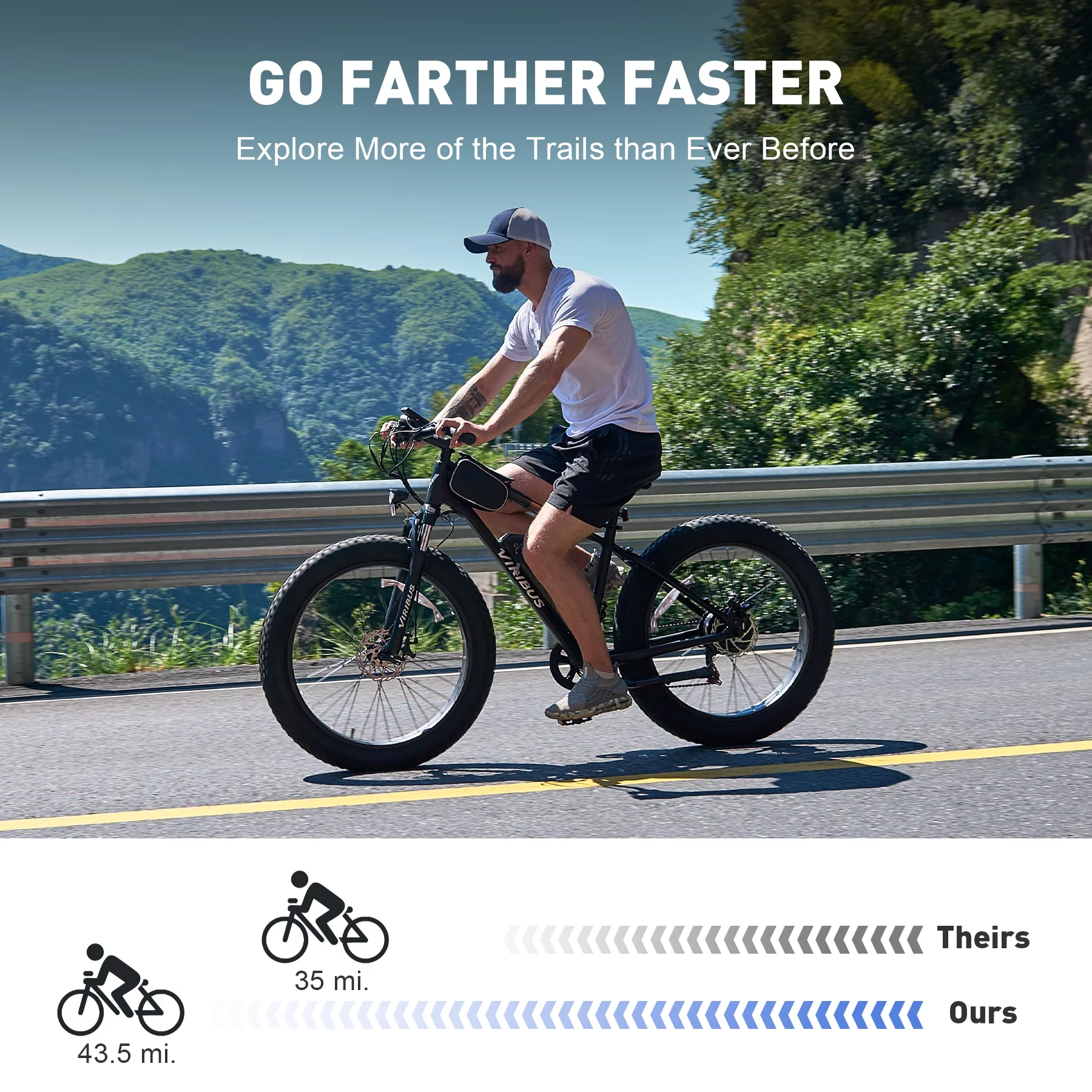 Viribus Electric Mountain Bicycle 26