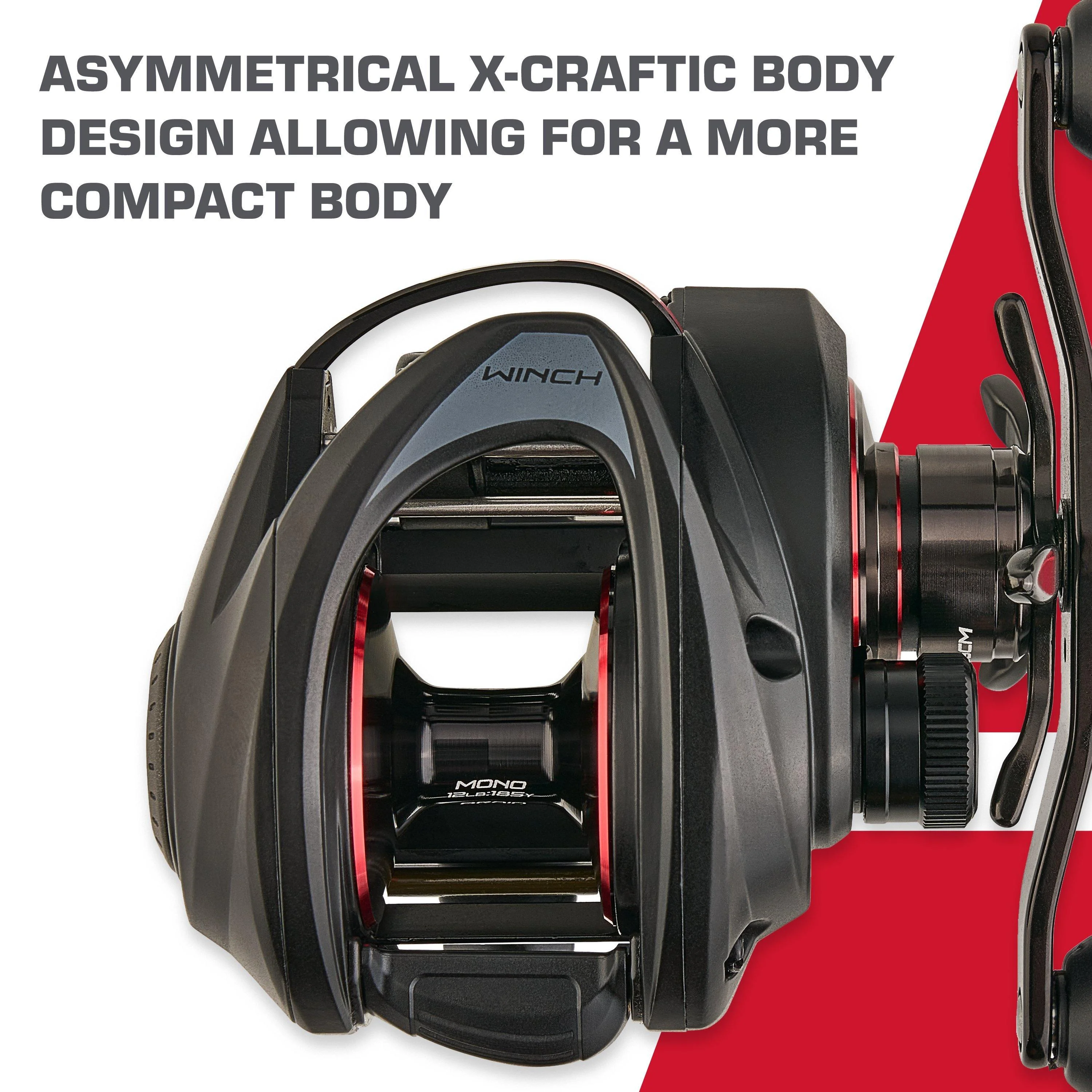 Abu Garcia Revo 5 Winch Low Profile Fishing Reel, Right Handle Position - Womvr