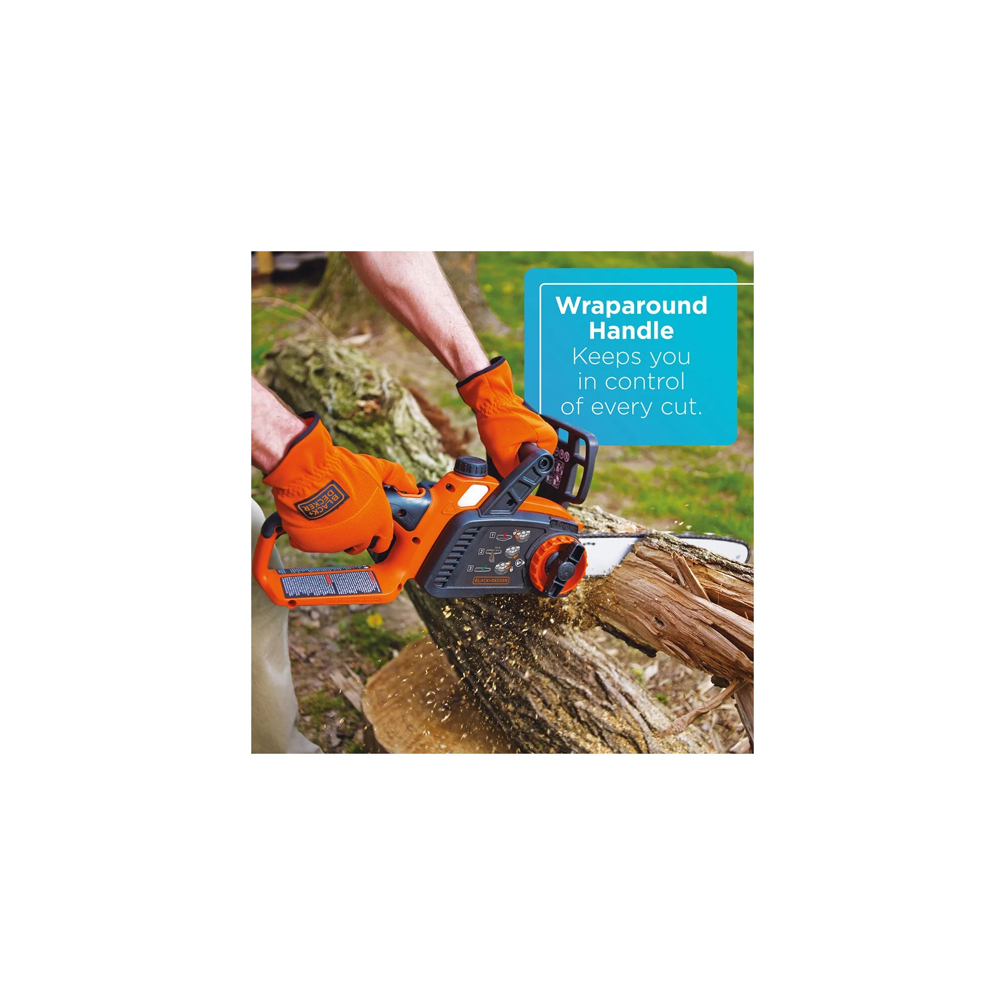 BLACK+DECKER LCS1020 20V MAX Lithium 10 in. Chainsaw - Womvr