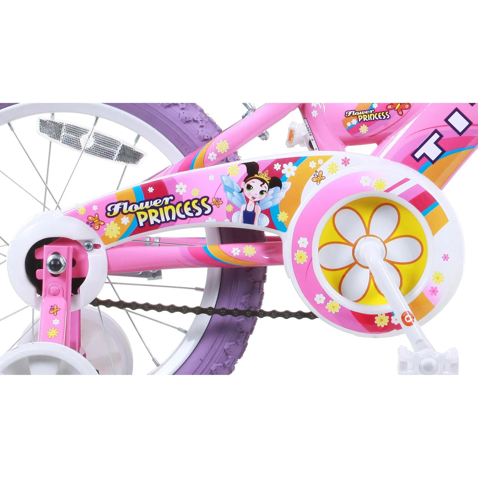 Titan 16 In. Flower Princess Girls BMX Bike - Womvr