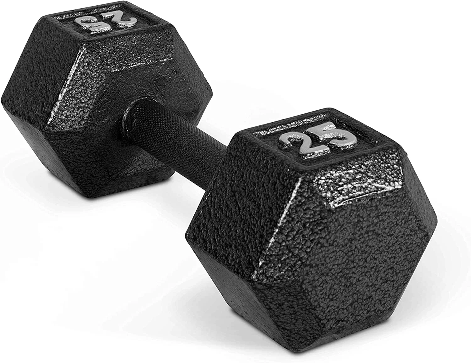CAP CAST IRON HEX DUMBBELL, BLACK, Single - Womvr