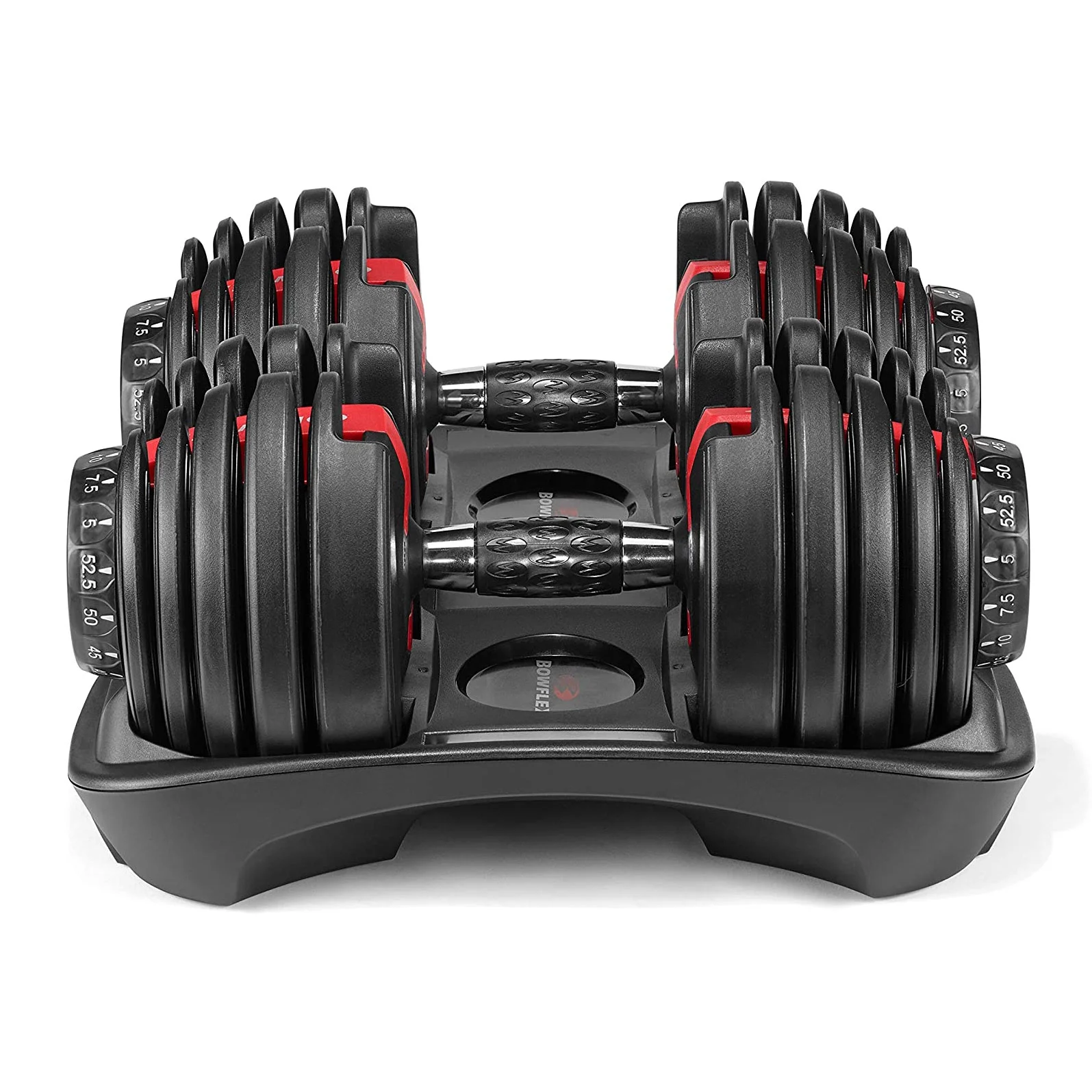 BowFlex SelectTech 552 Dumbbells, Adjustable, Pair, Free 2-Month JRNY Membership - Womvr